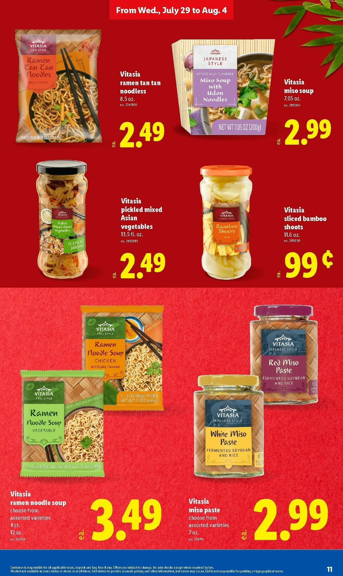 LIDL Weekly Ad from July 29