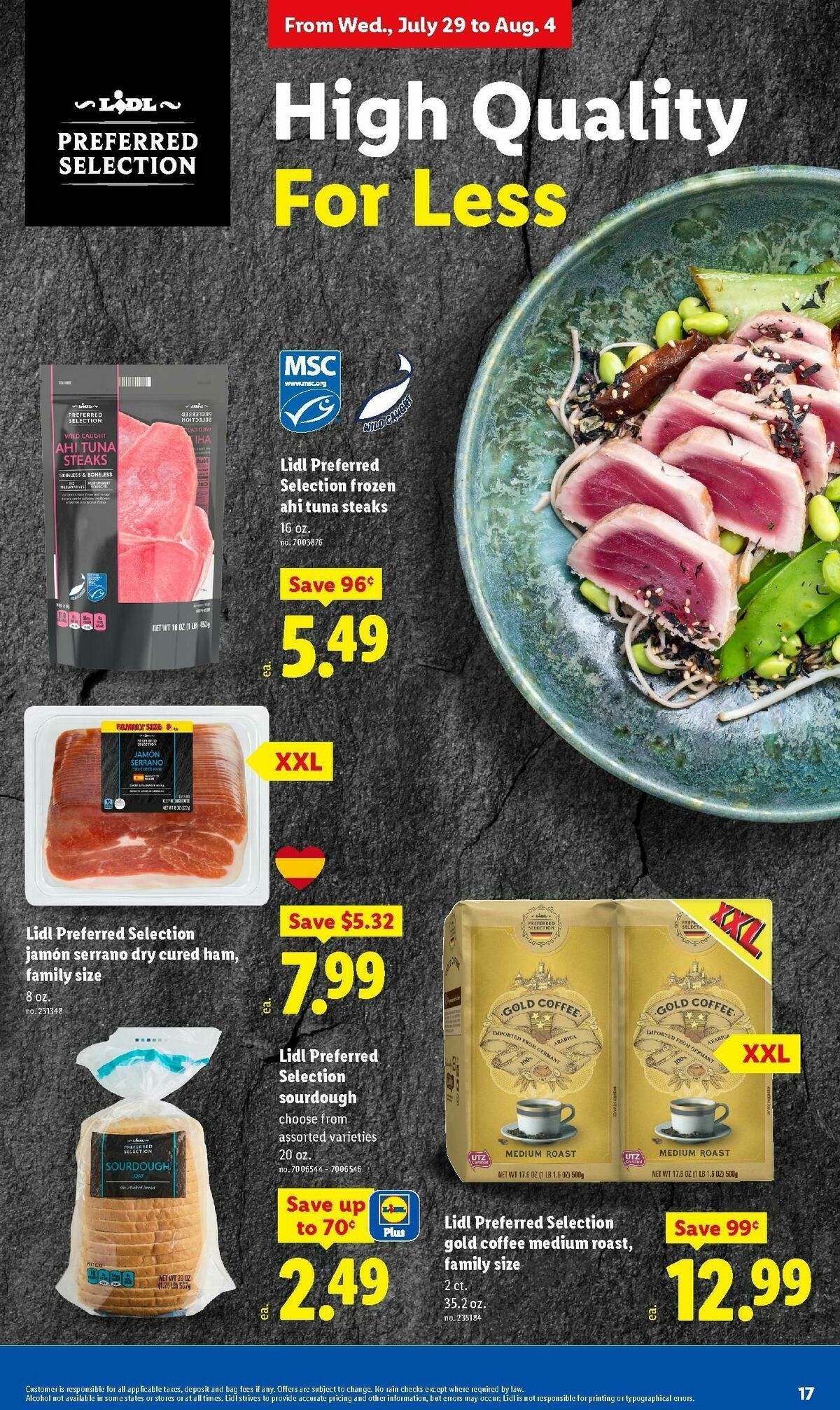 LIDL Weekly Ad from July 29