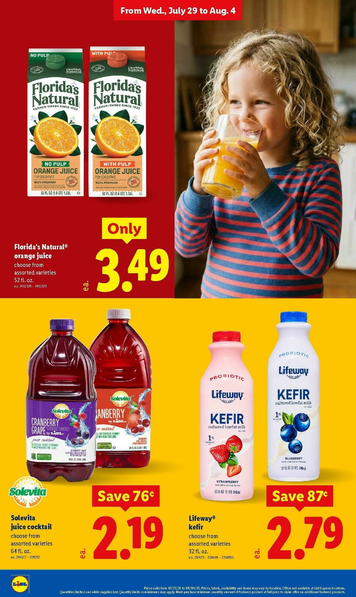LIDL Weekly Ad from July 29