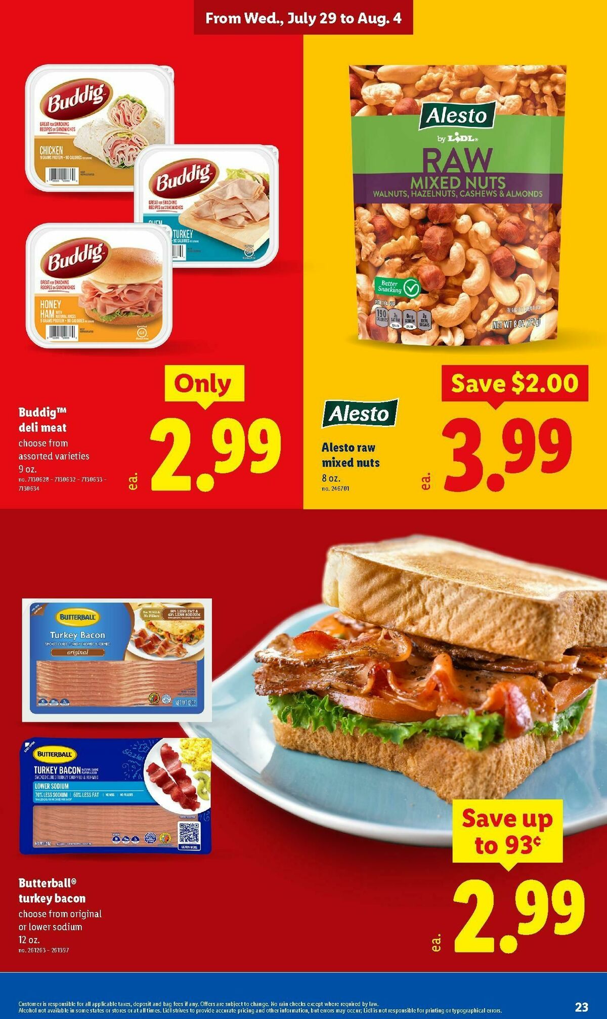 LIDL Weekly Ad from July 29