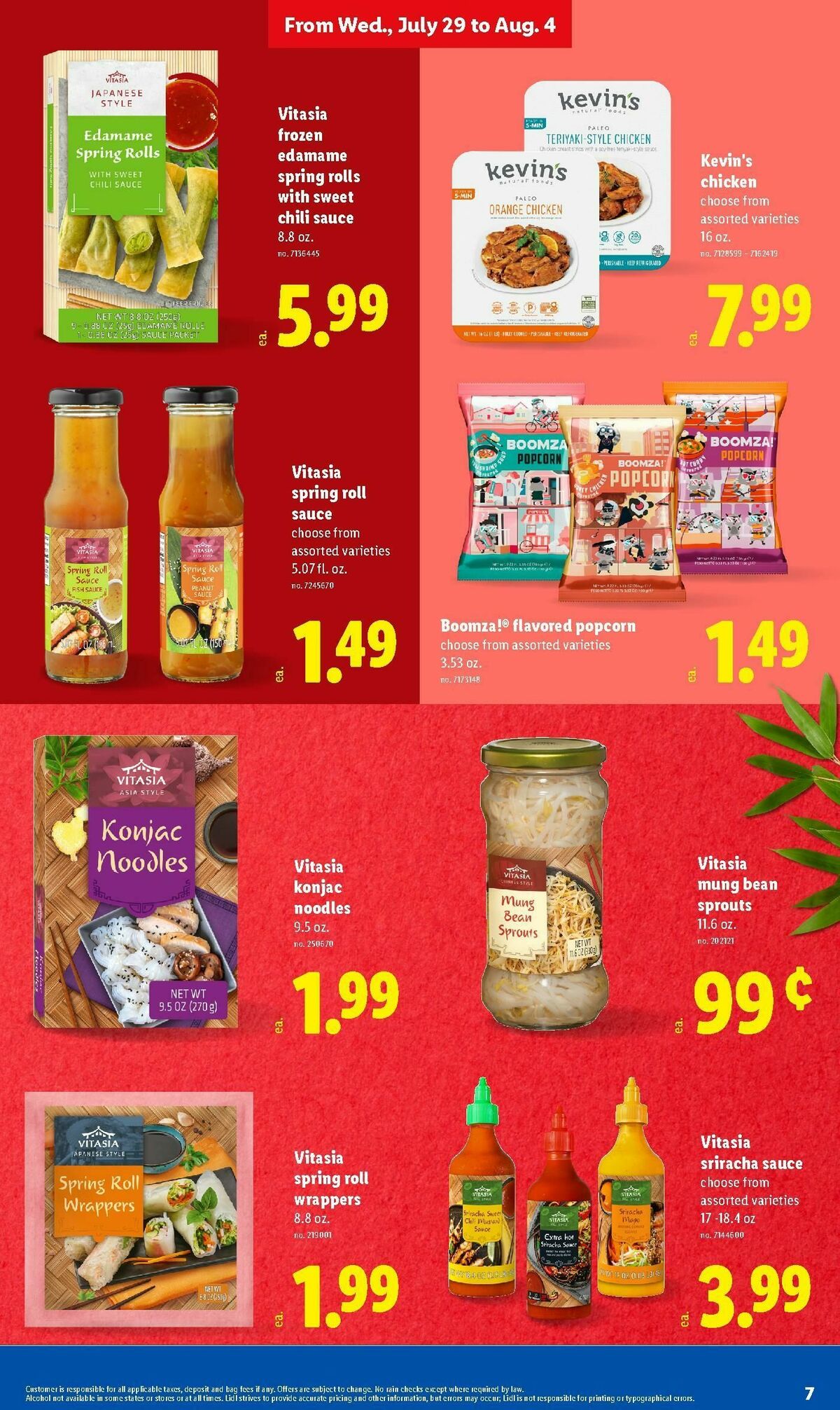 LIDL Weekly Ad from July 29