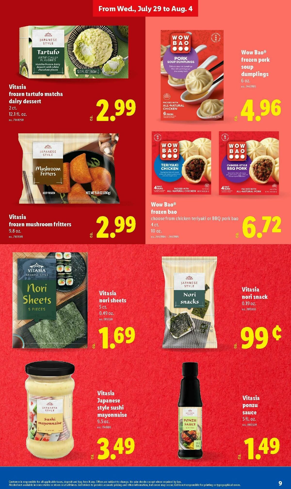 LIDL Weekly Ad from July 29