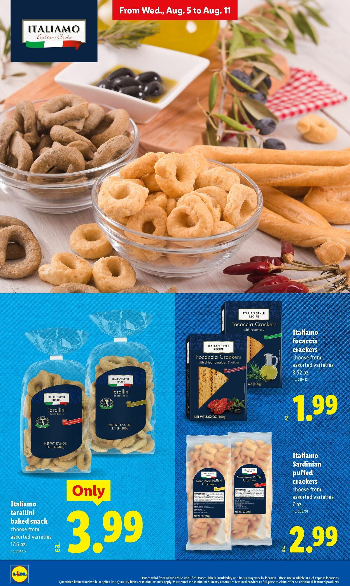 LIDL Weekly Ad from August 5