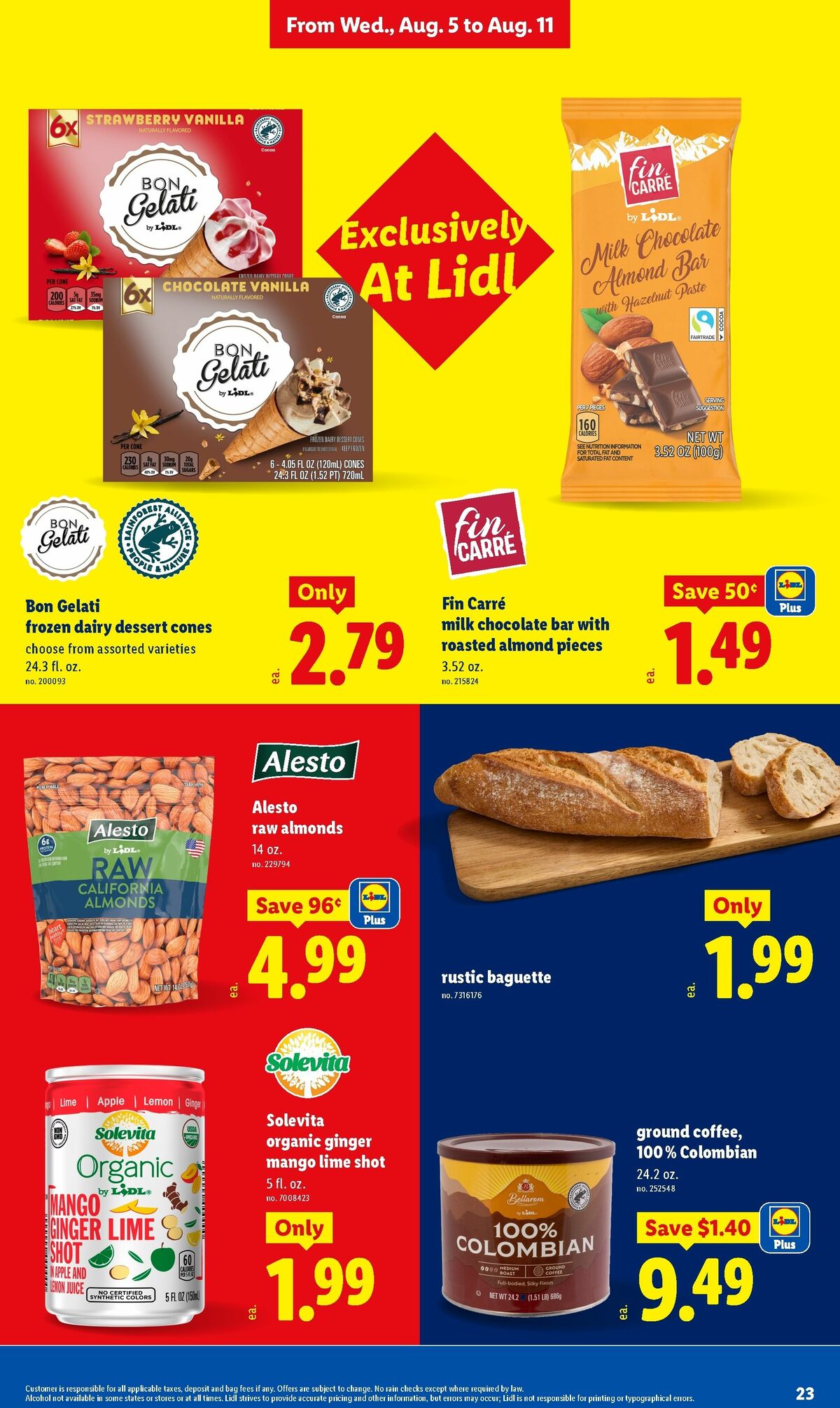 LIDL Weekly Ad from August 5