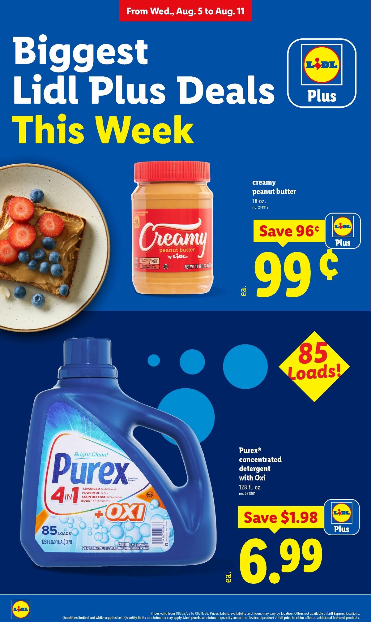 LIDL Weekly Ad from August 5