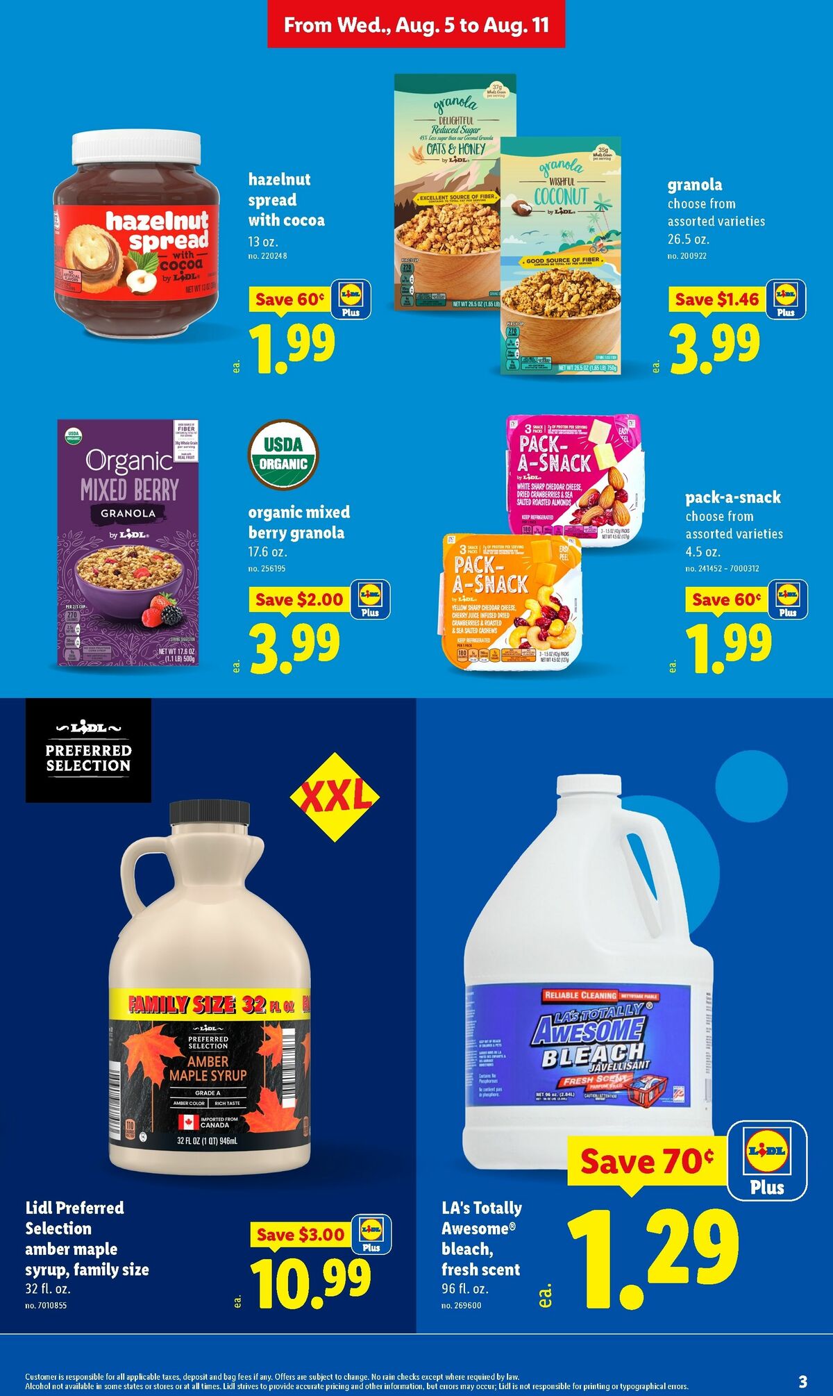 LIDL Weekly Ad from August 5