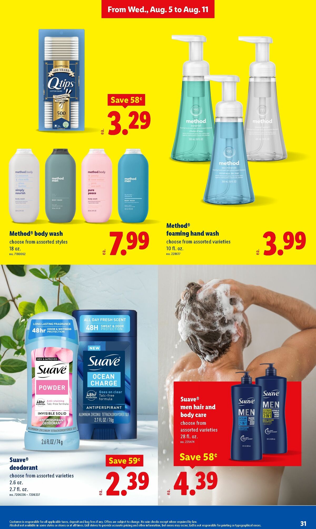 LIDL Weekly Ad from August 5