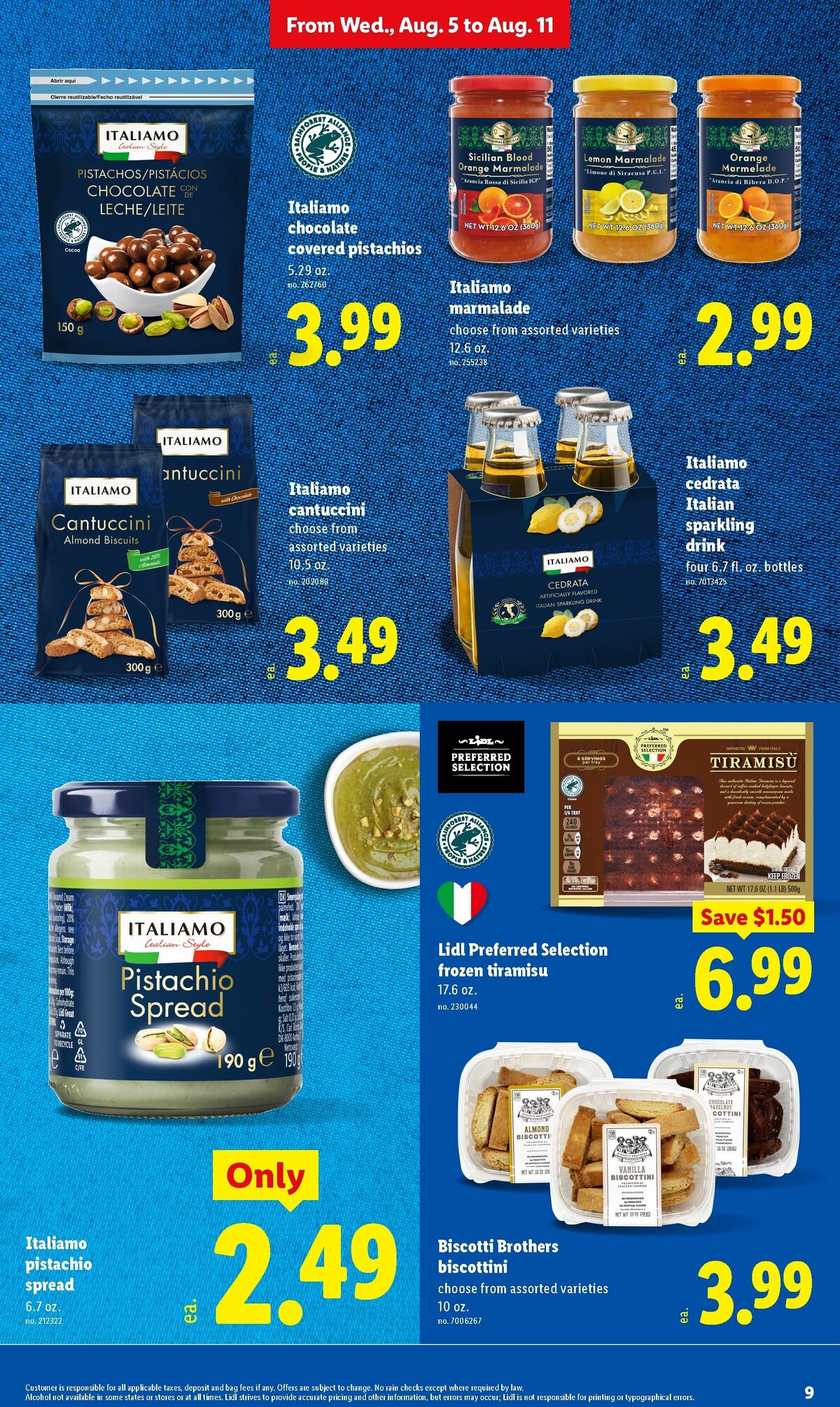 LIDL Weekly Ad from August 5