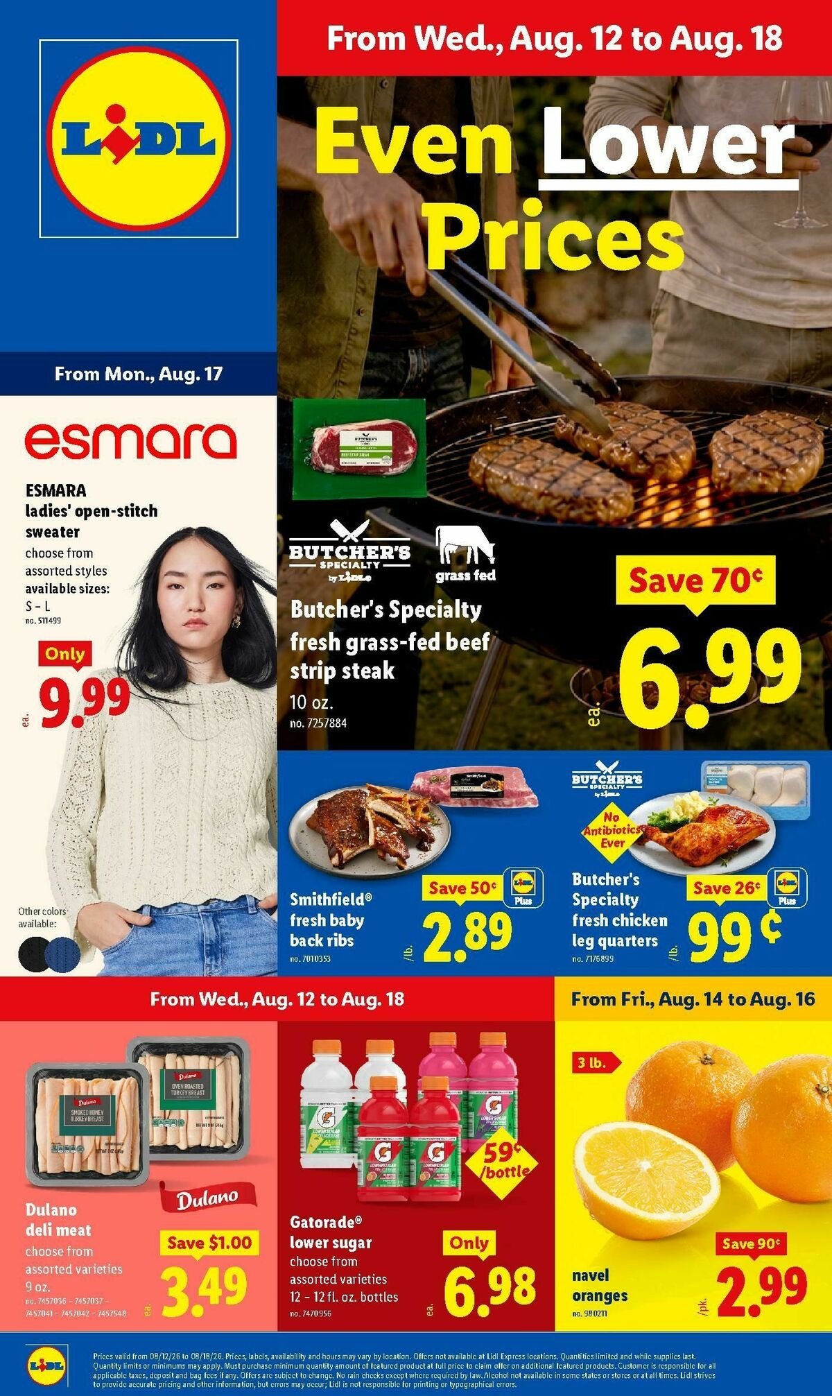 LIDL Weekly Ad from August 12