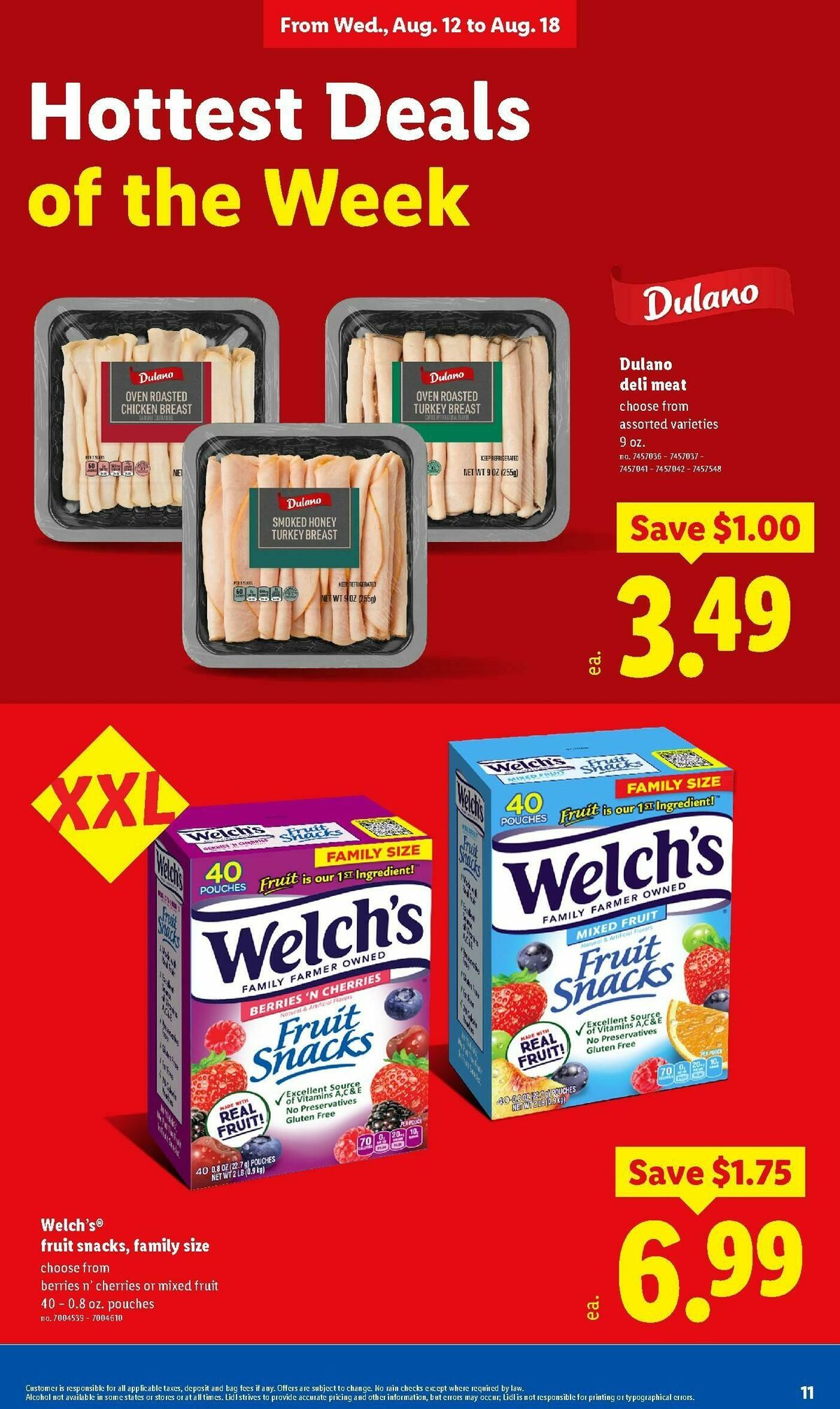 LIDL Weekly Ad from August 12