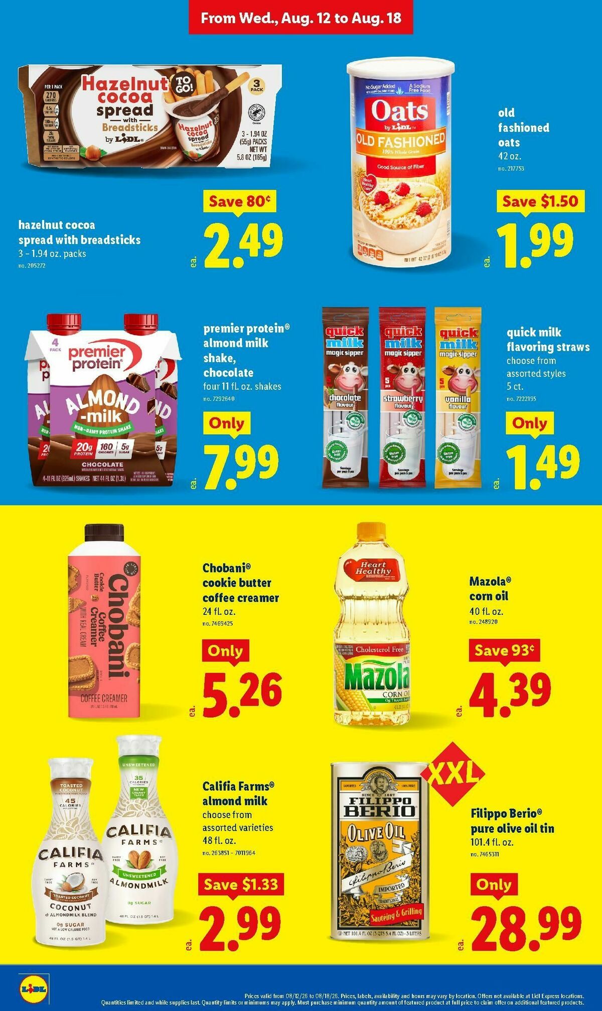 LIDL Weekly Ad from August 12