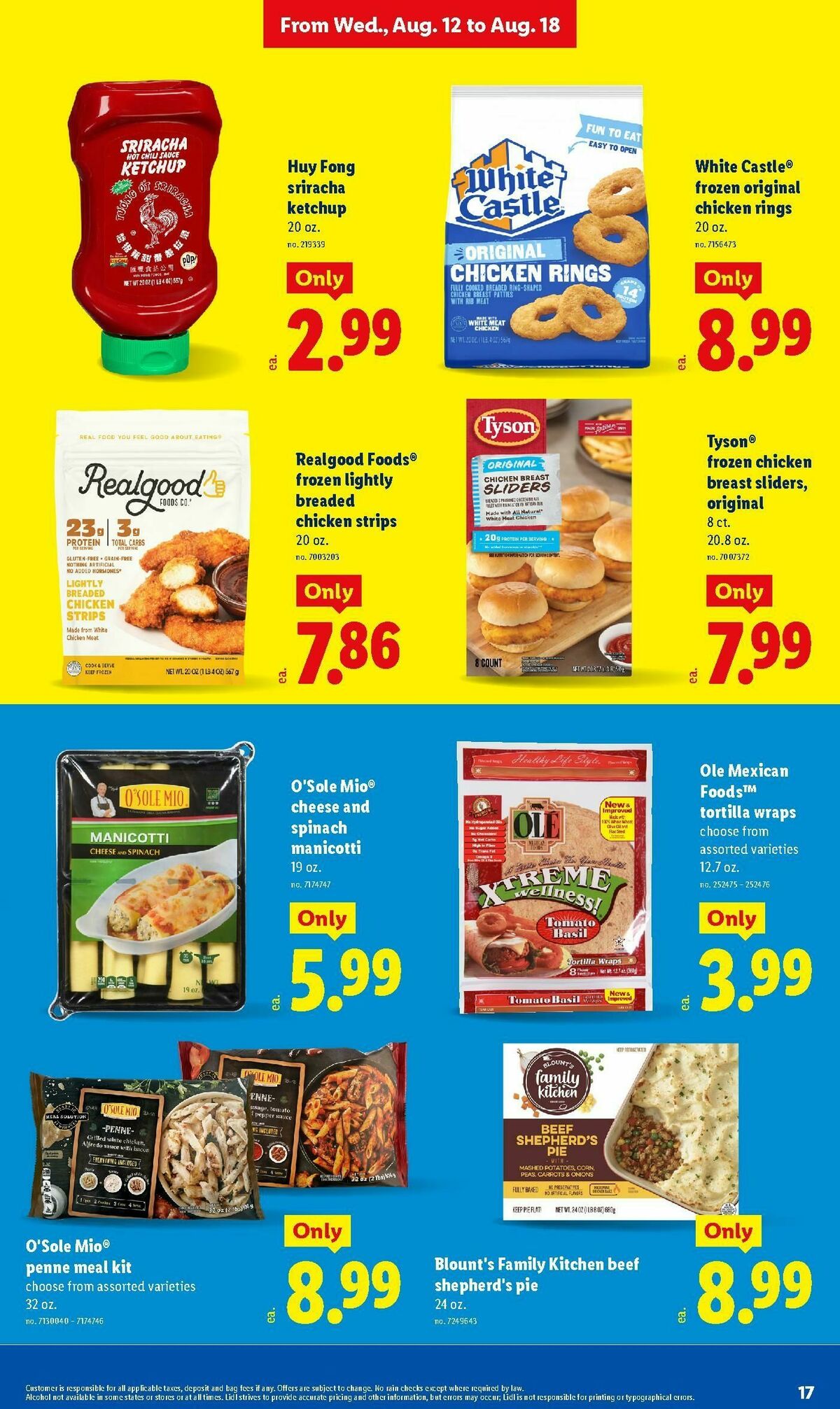 LIDL Weekly Ad from August 12