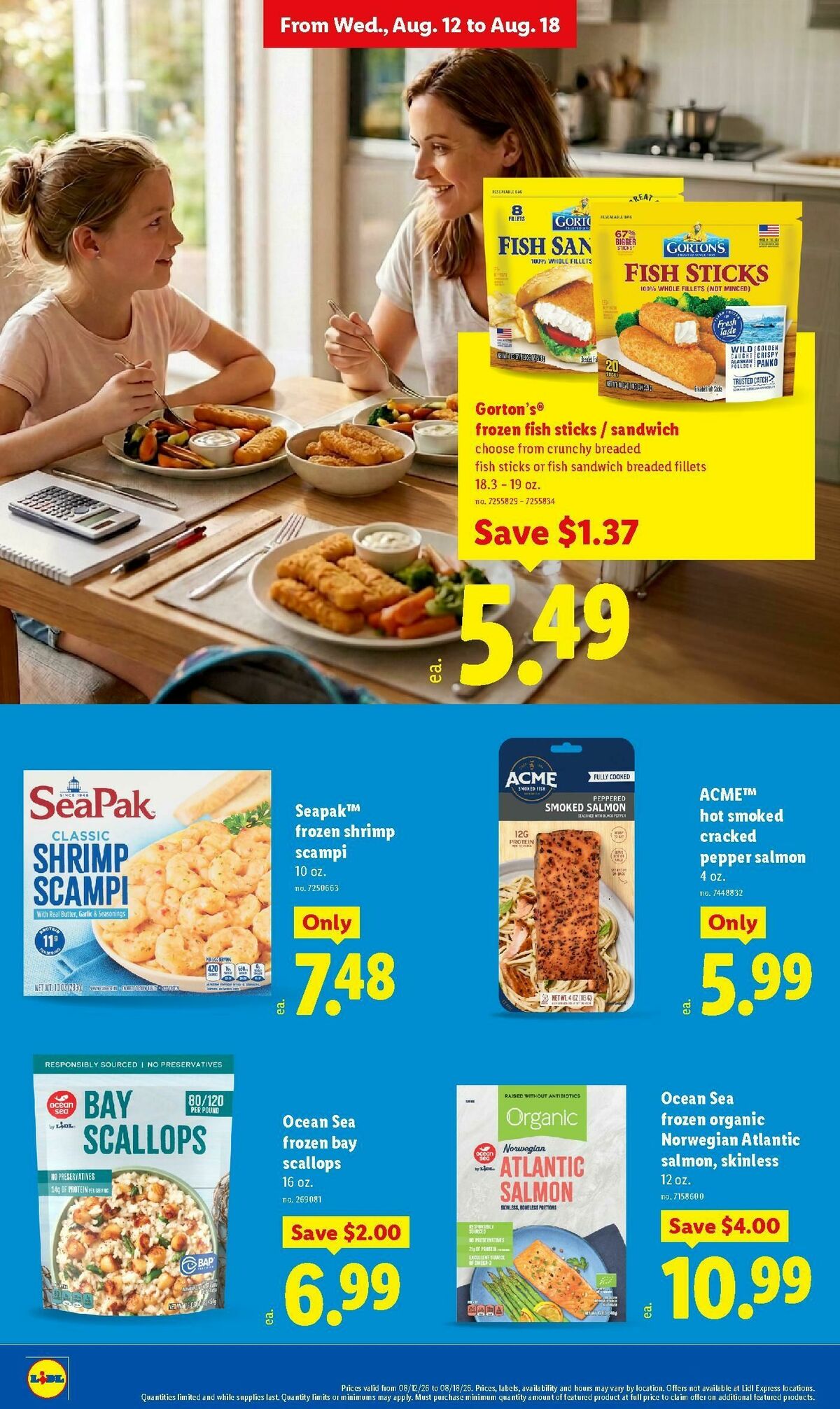 LIDL Weekly Ad from August 12