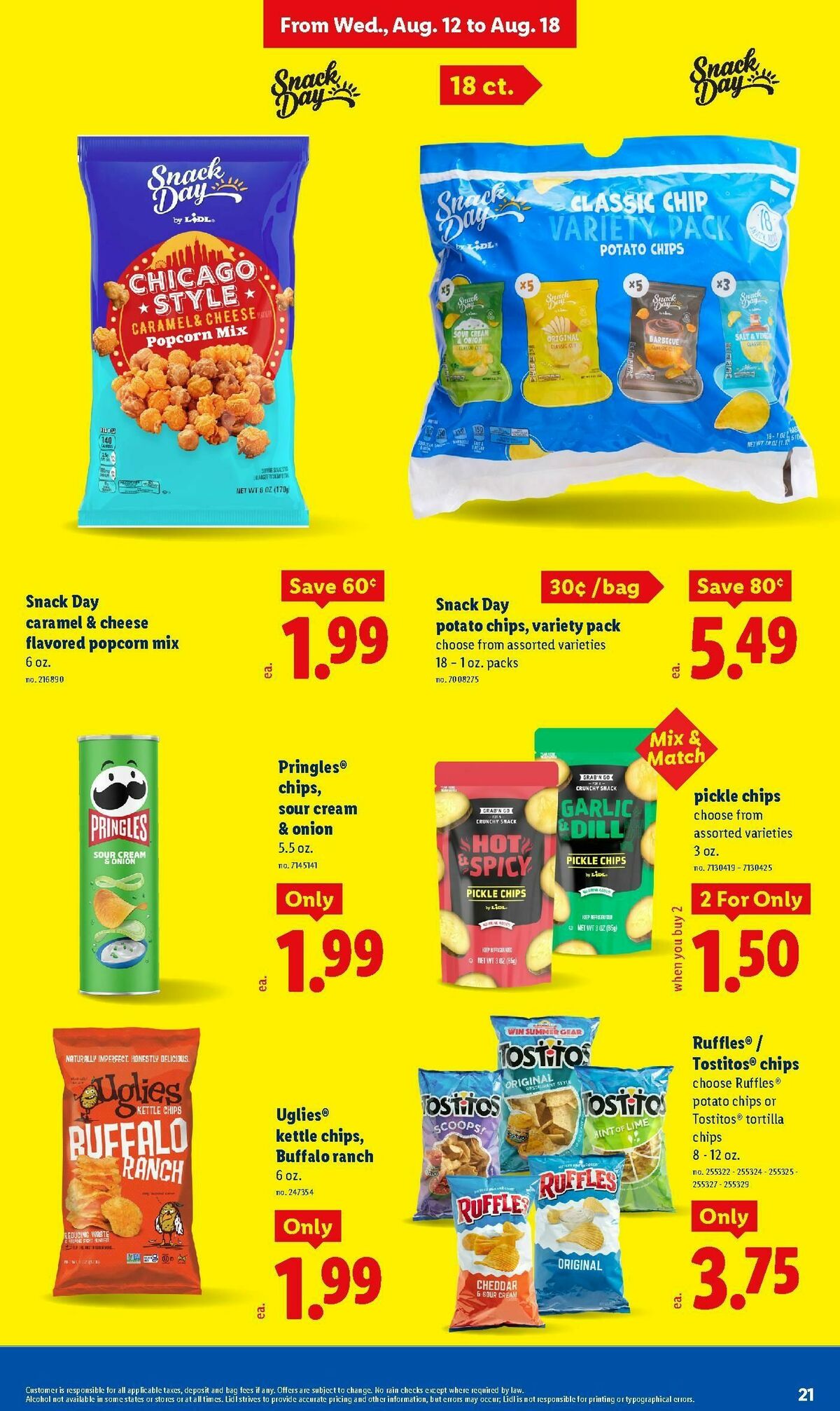 LIDL Weekly Ad from August 12