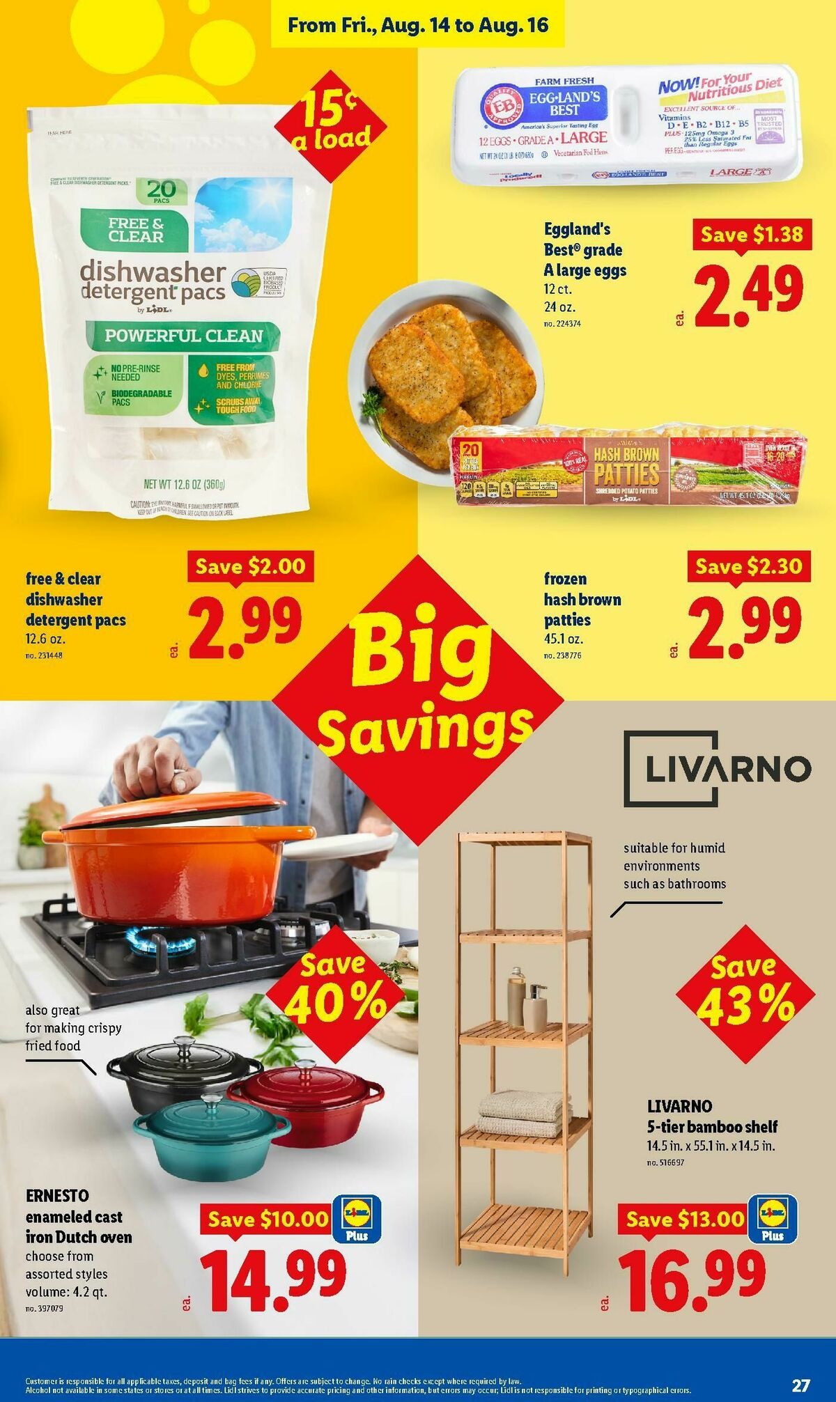 LIDL Weekly Ad from August 12