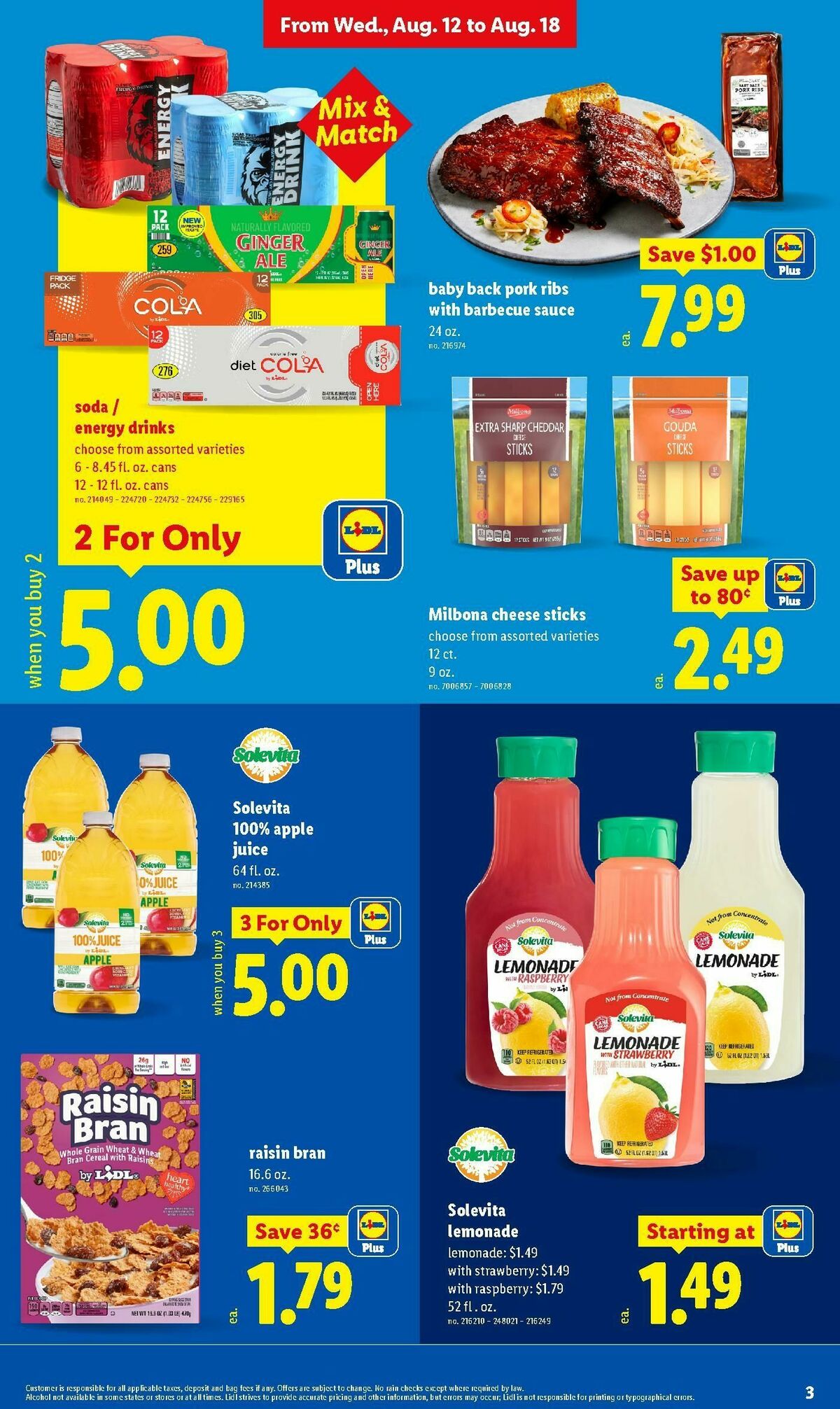 LIDL Weekly Ad from August 12