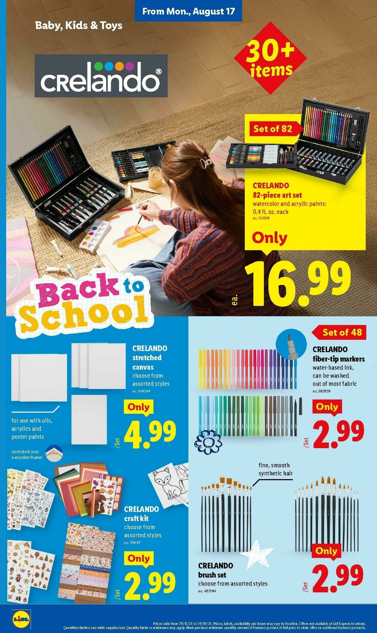 LIDL Weekly Ad from August 12