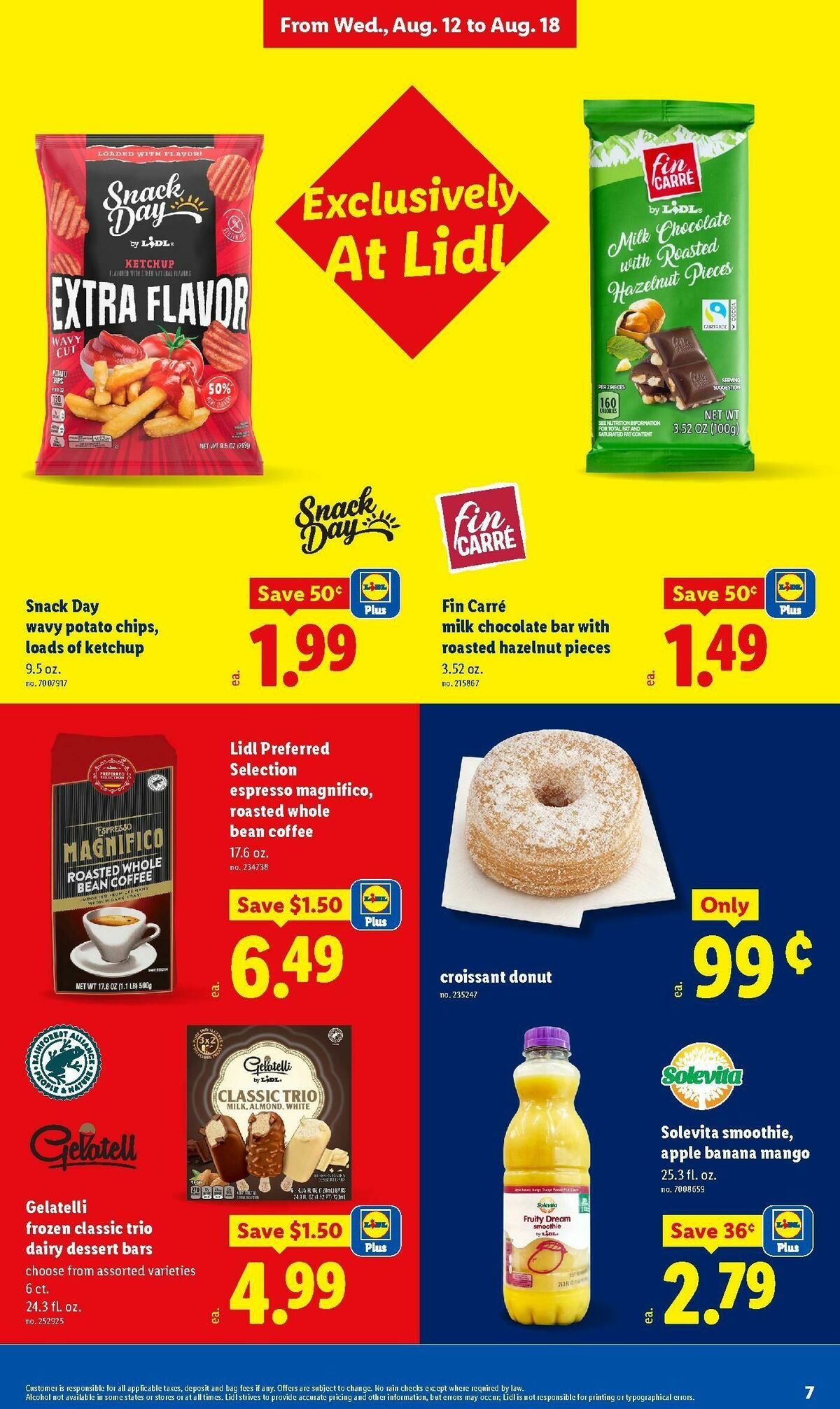 LIDL Weekly Ad from August 12