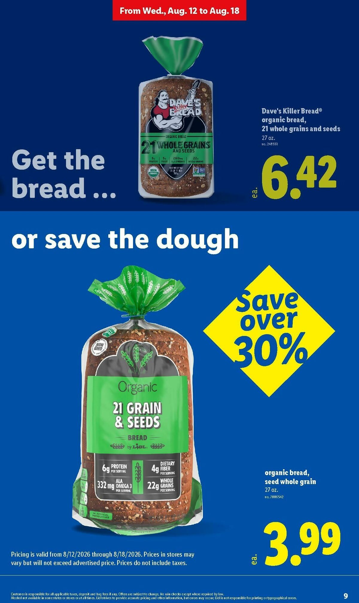 LIDL Weekly Ad from August 12