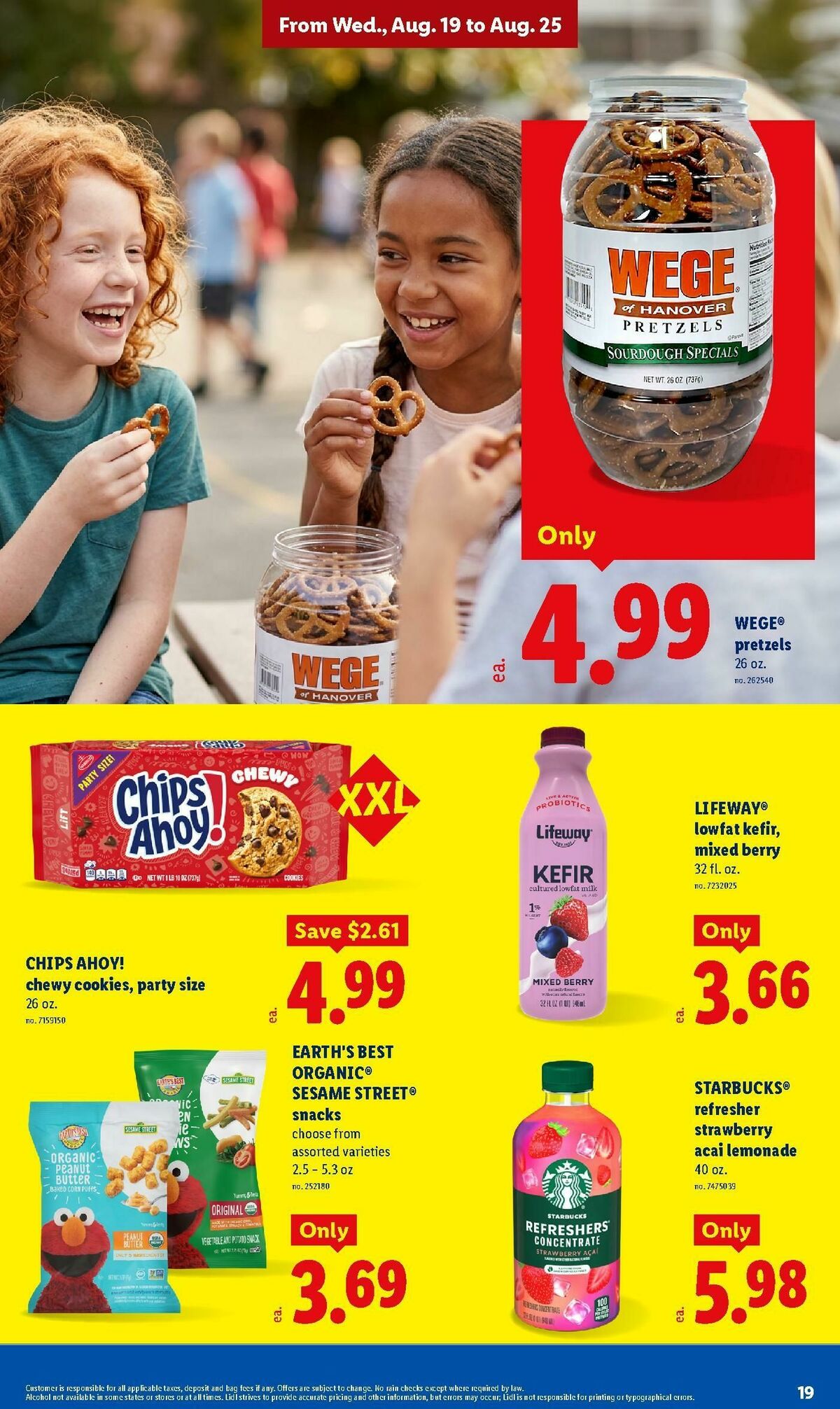 LIDL Weekly Ad from August 19