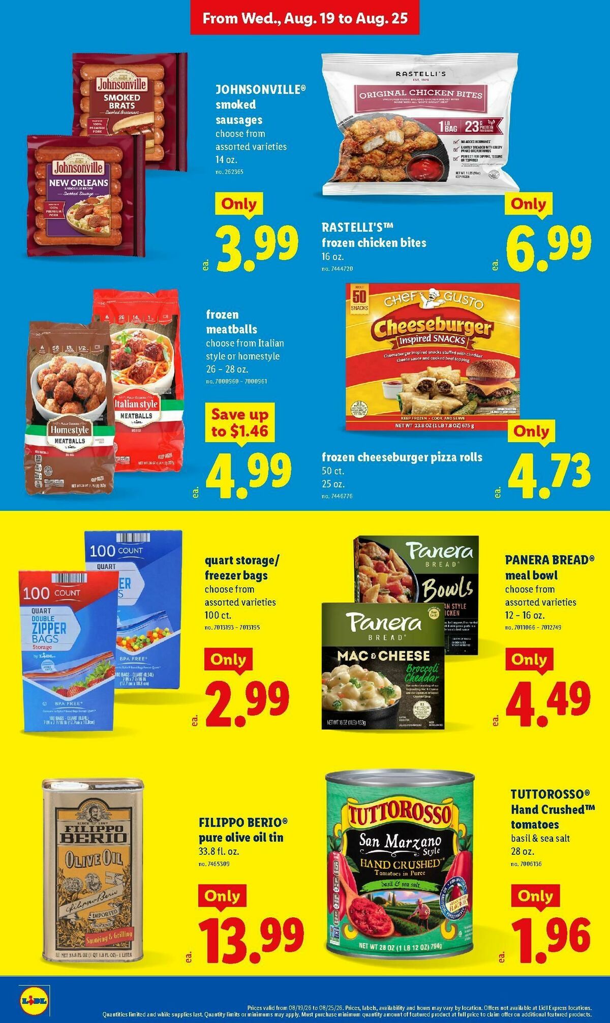 LIDL Weekly Ad from August 19