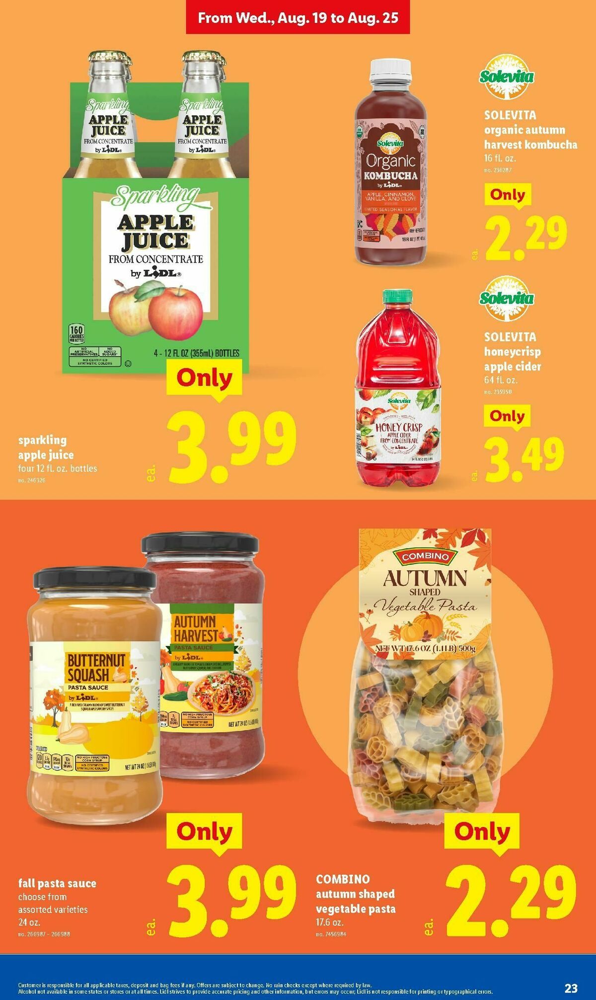 LIDL Weekly Ad from August 19