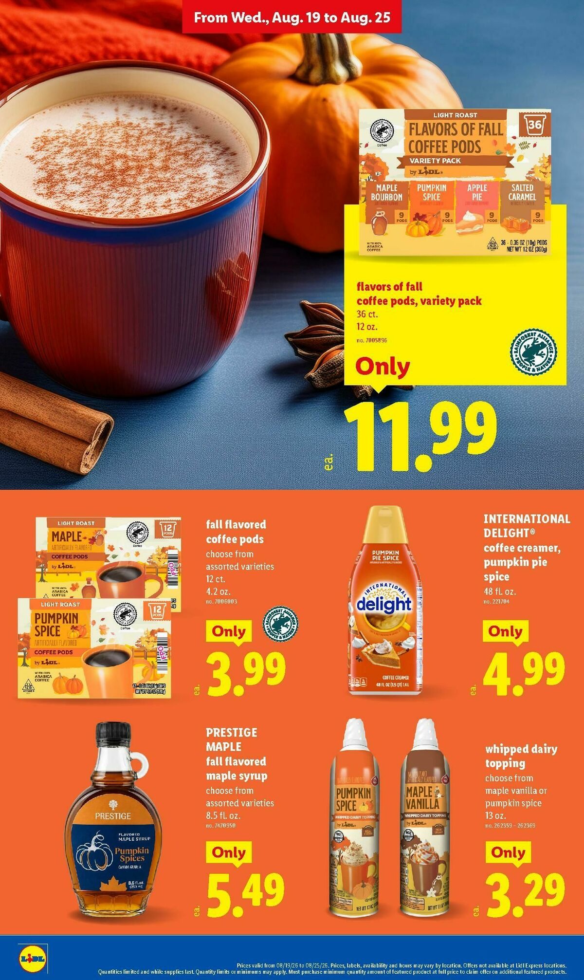 LIDL Weekly Ad from August 19