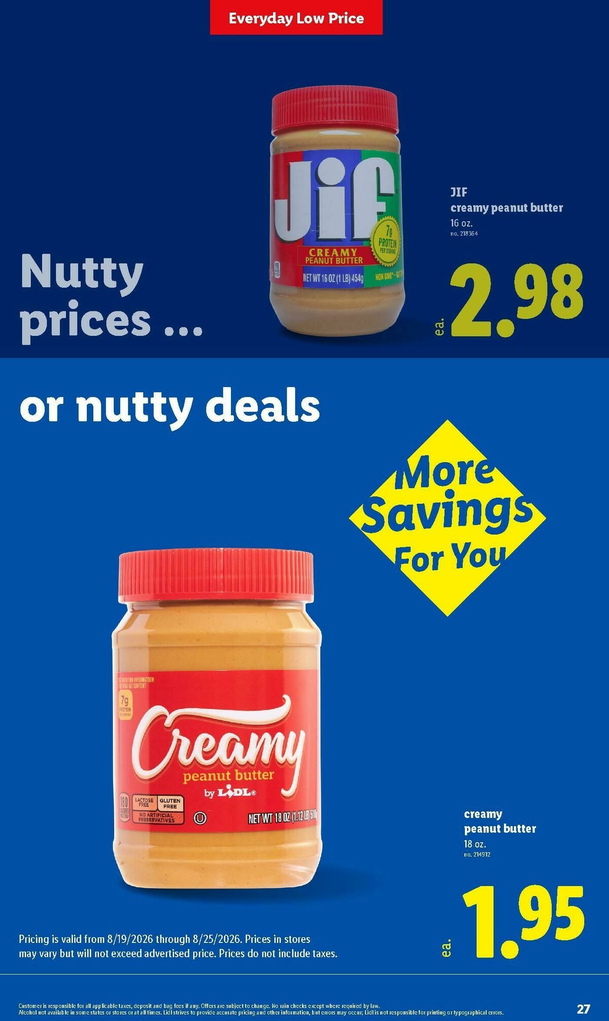 LIDL Weekly Ad from August 19
