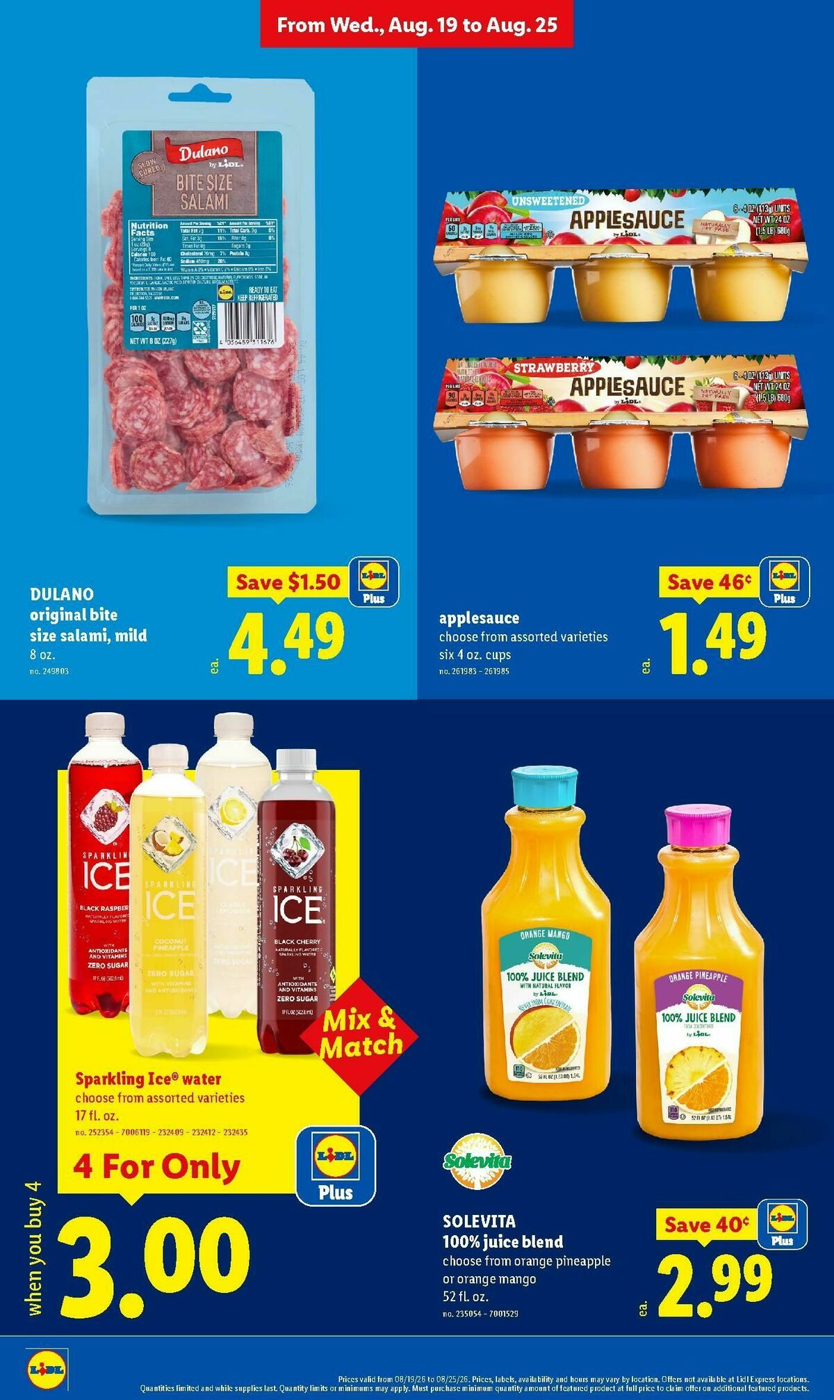 LIDL Weekly Ad from August 19