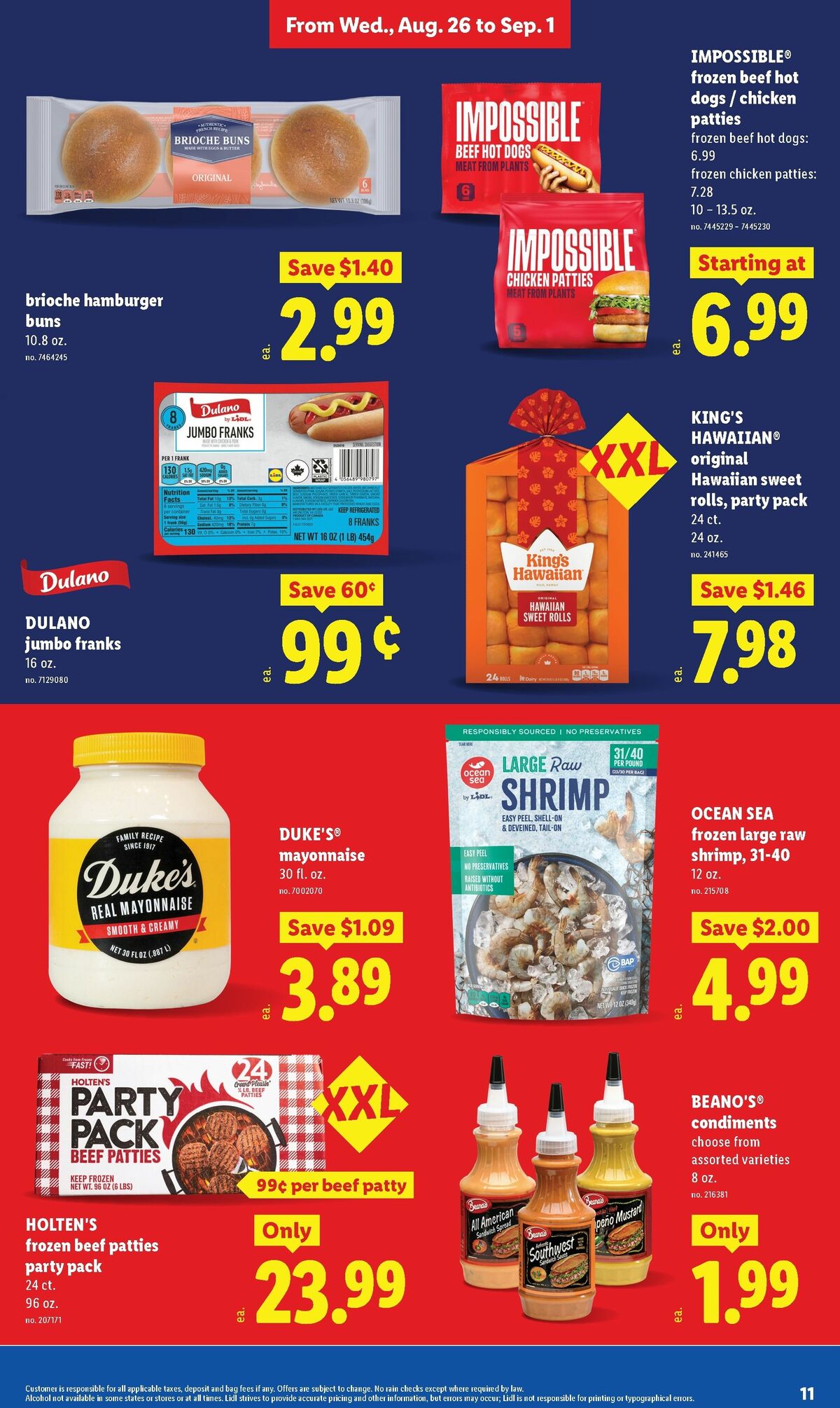 LIDL Weekly Ad from August 26