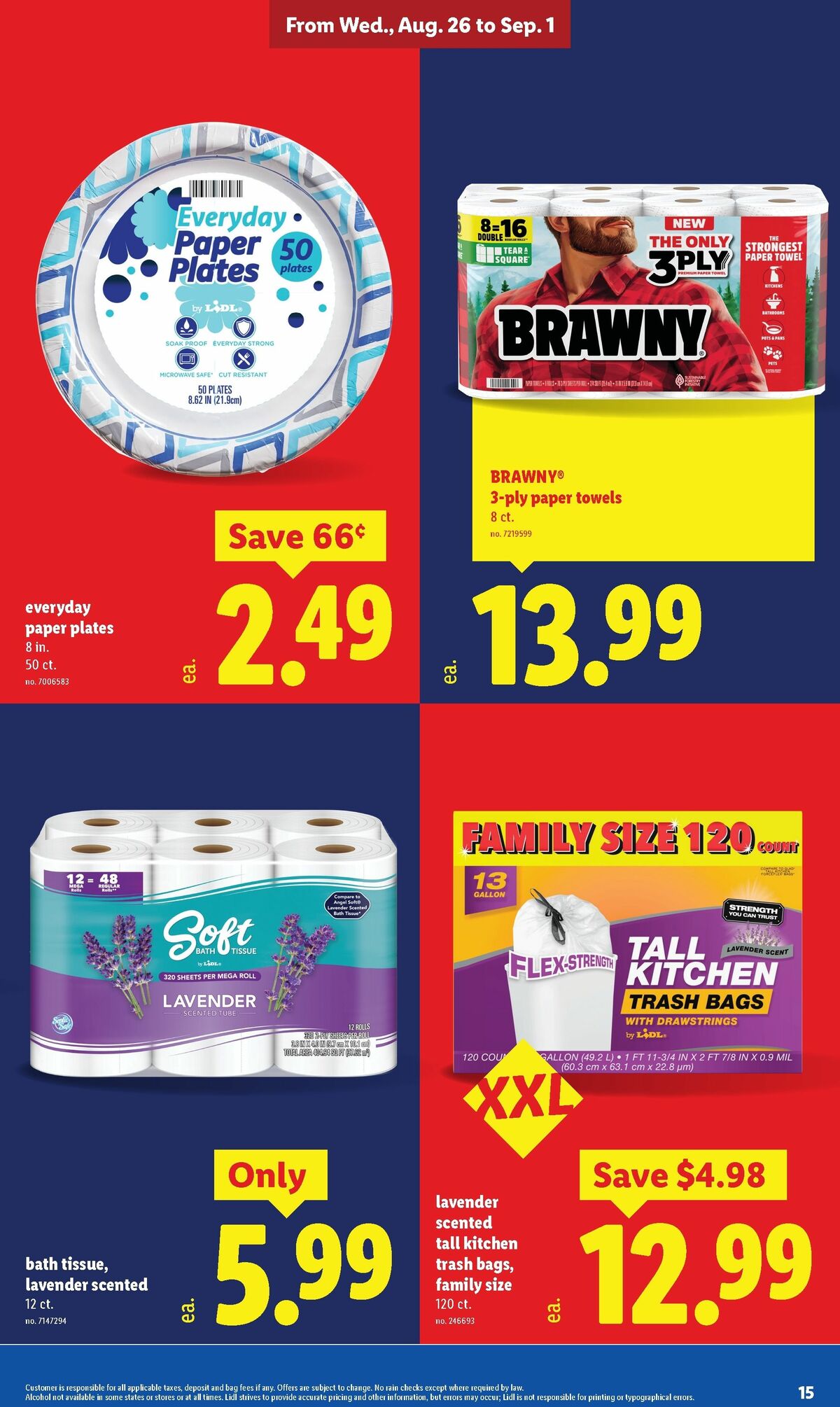 LIDL Weekly Ad from August 26