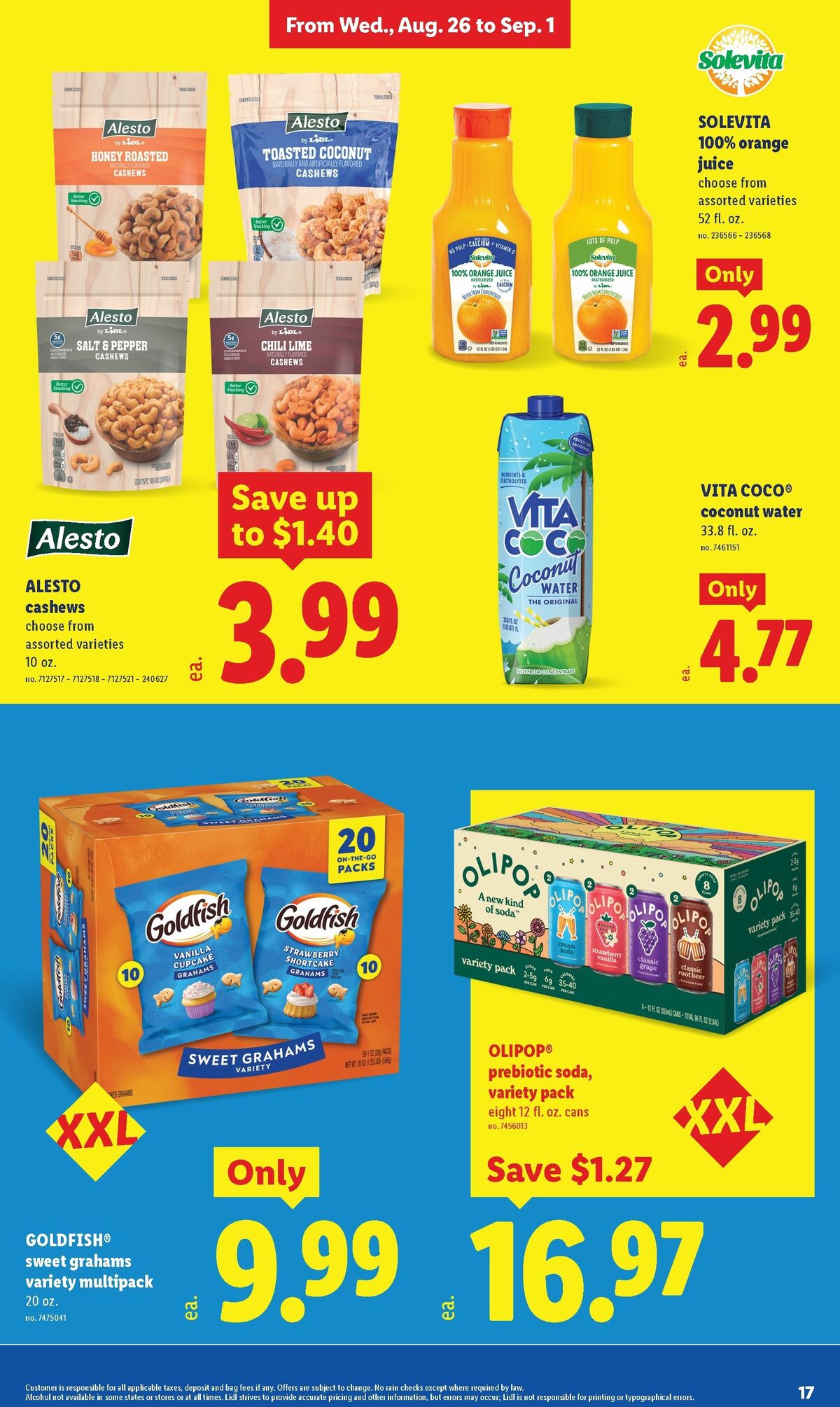 LIDL Weekly Ad from August 26