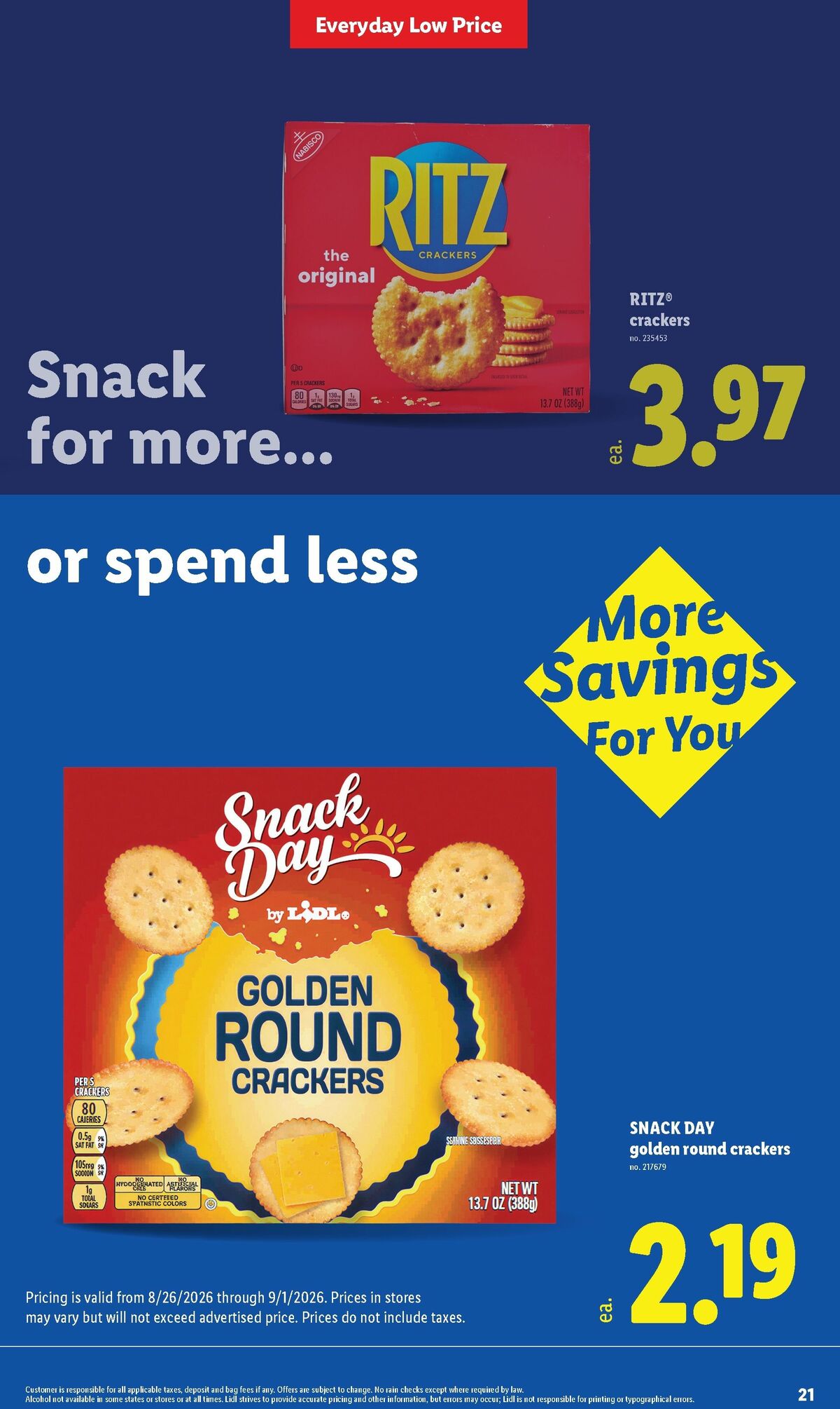LIDL Weekly Ad from August 26