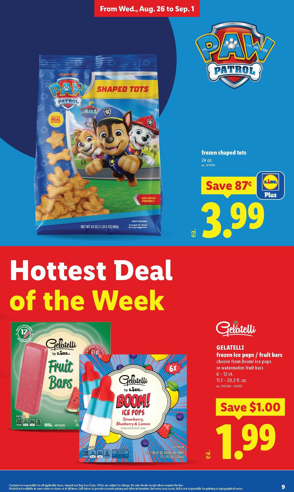 LIDL Weekly Ad from August 26