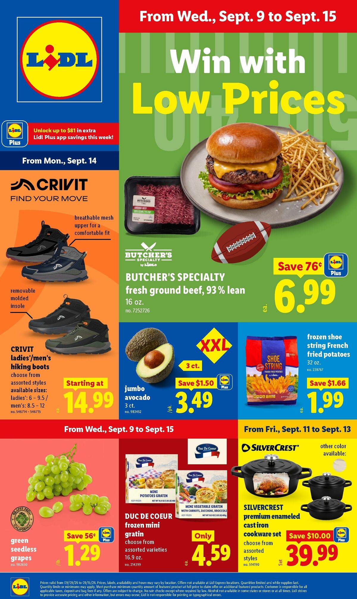LIDL Weekly Ad from September 9