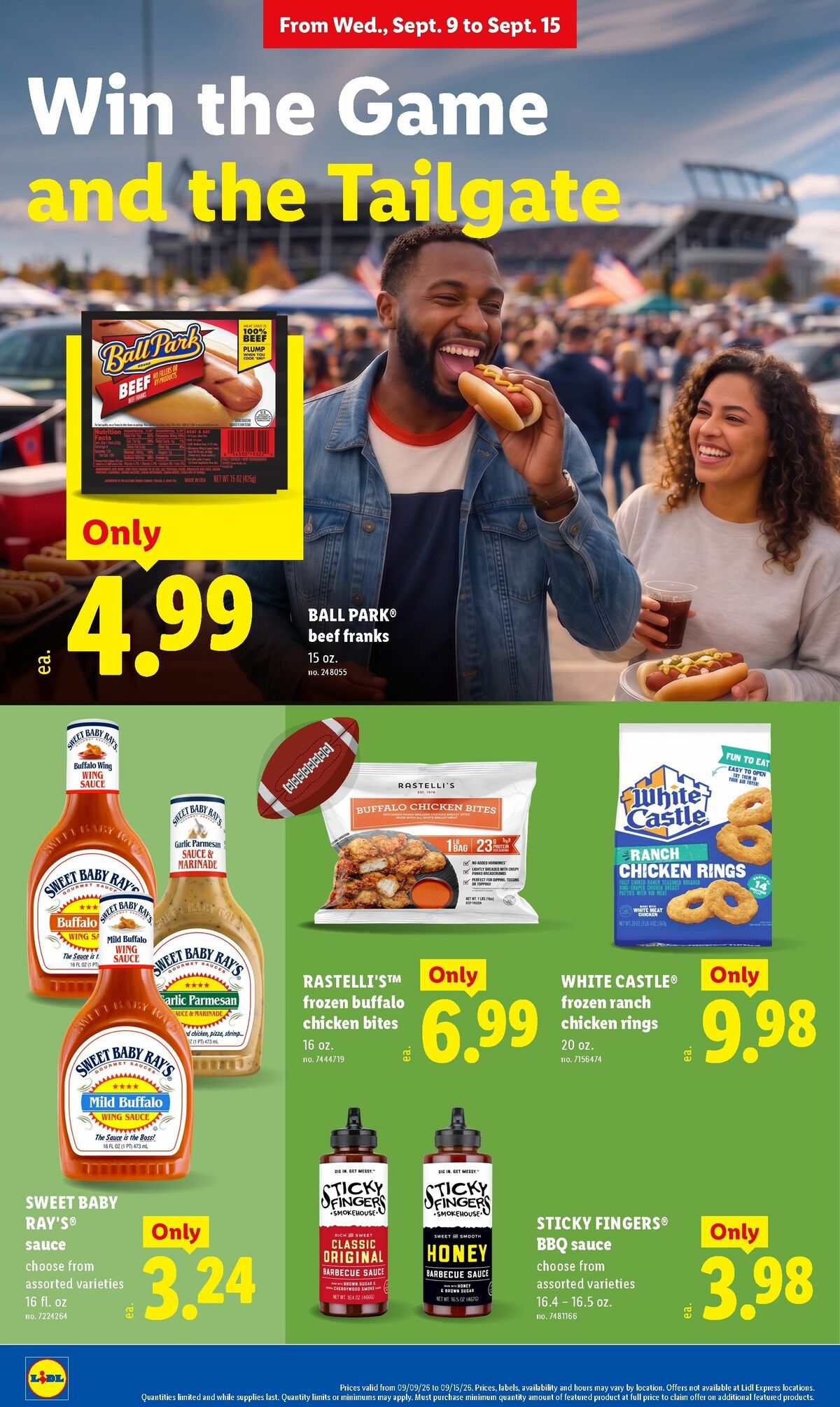LIDL Weekly Ad from September 9