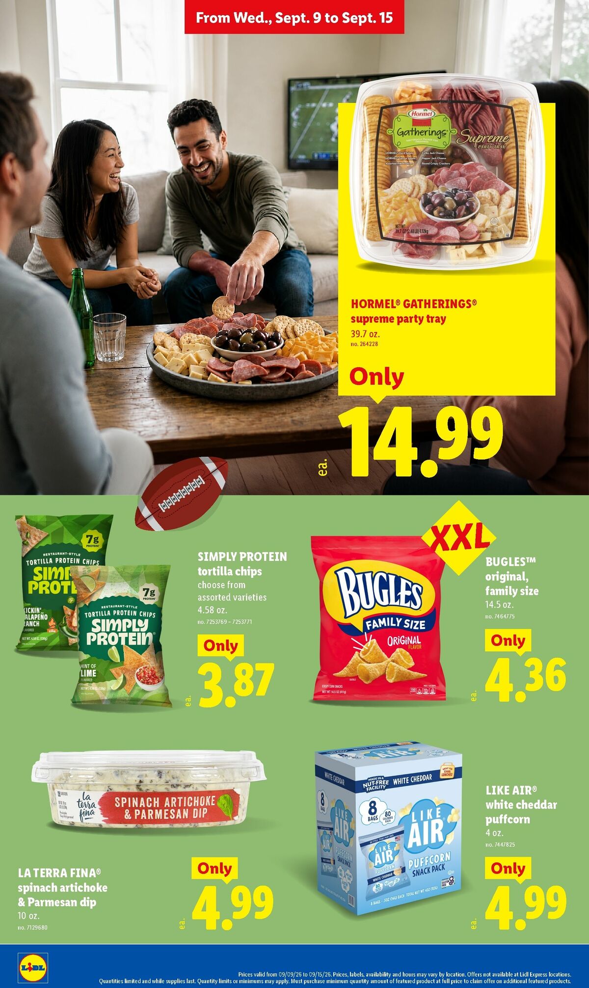 LIDL Weekly Ad from September 9
