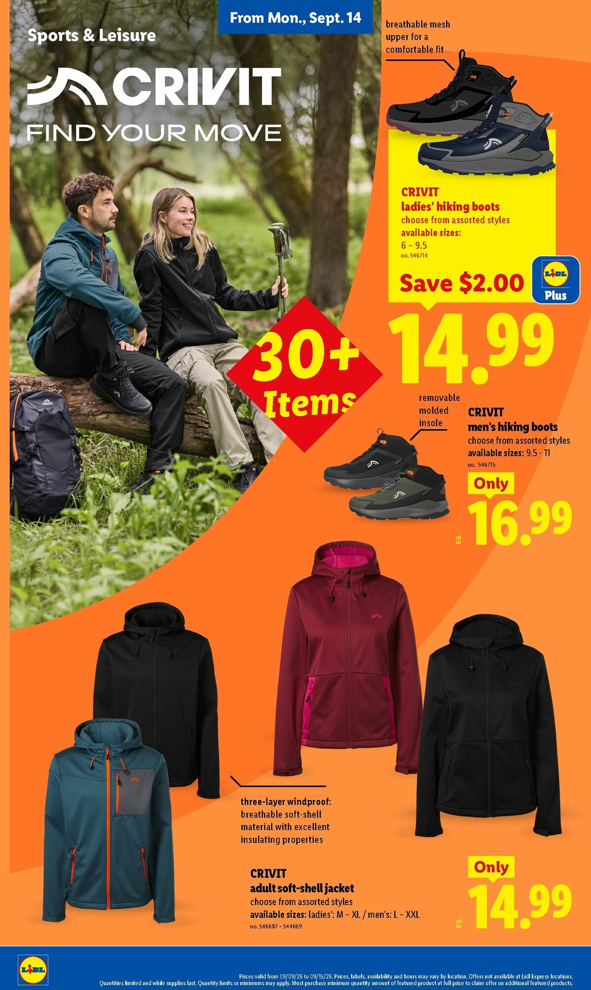 LIDL Weekly Ad from September 9