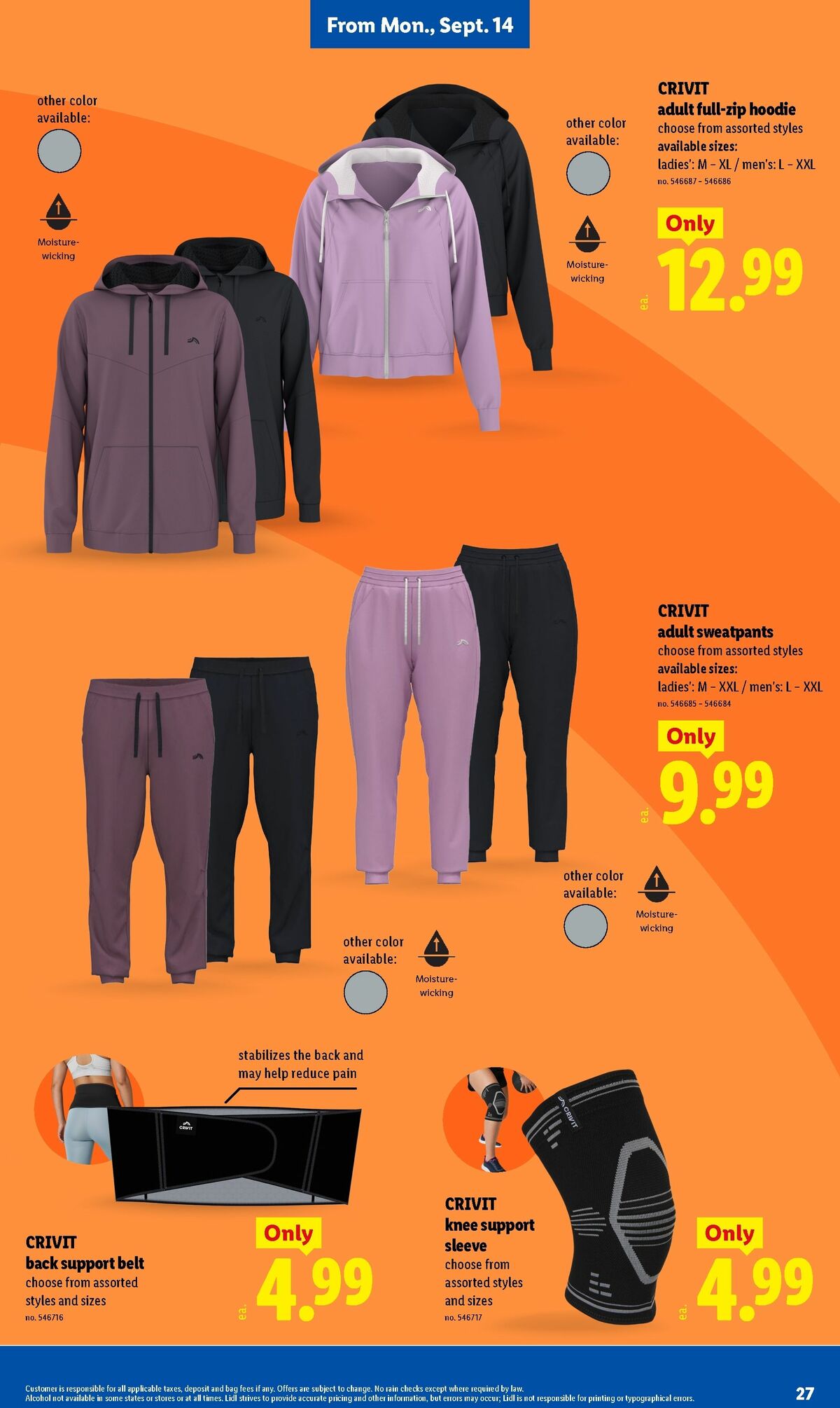 LIDL Weekly Ad from September 9