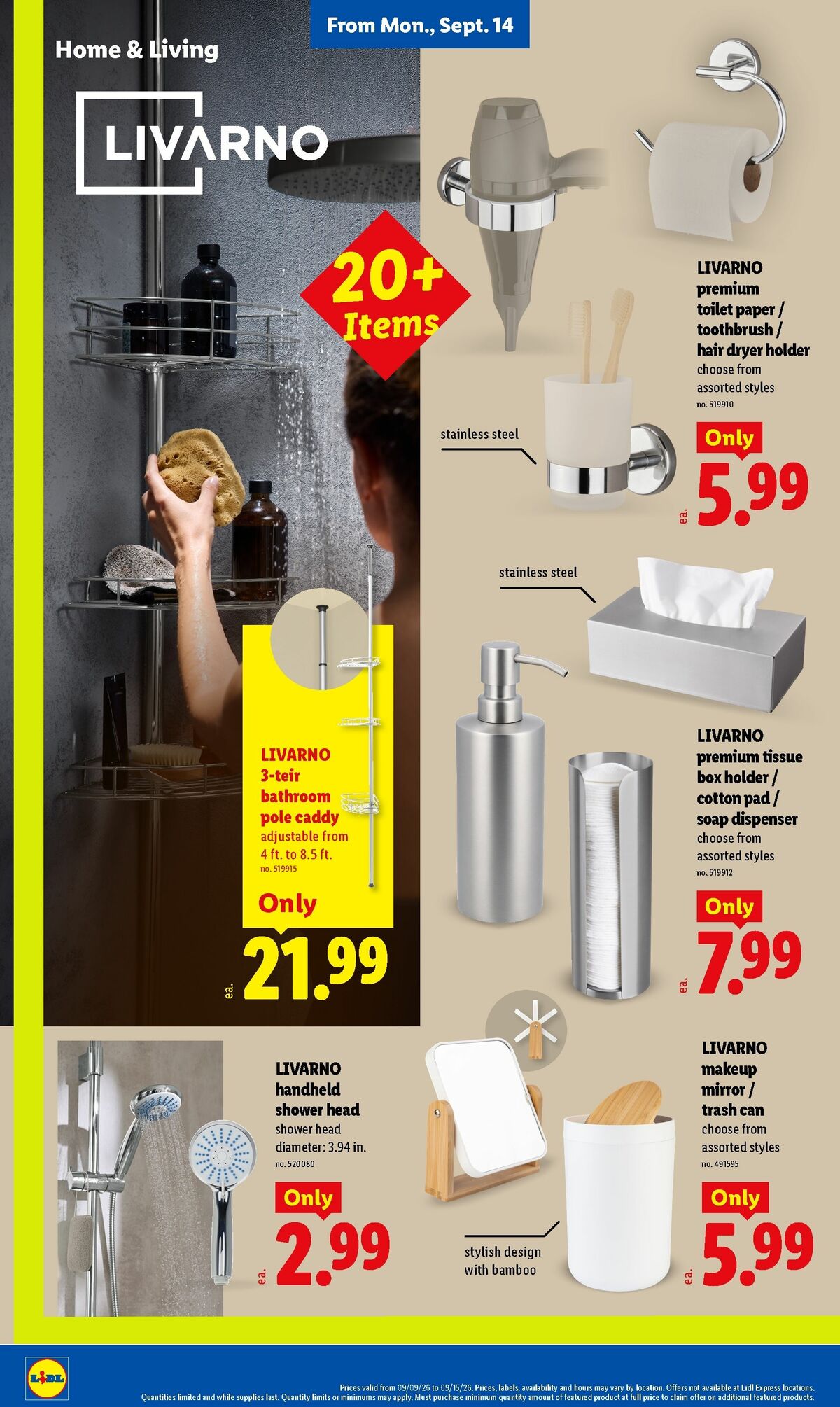 LIDL Weekly Ad from September 9
