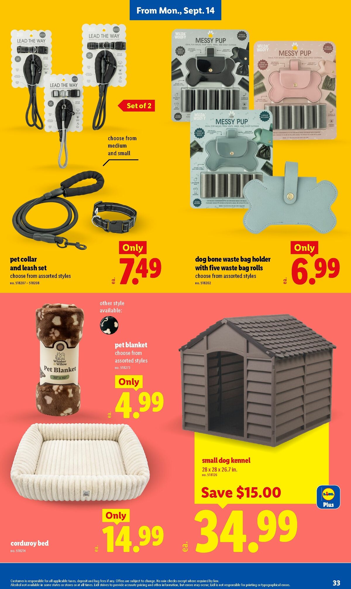 LIDL Weekly Ad from September 9