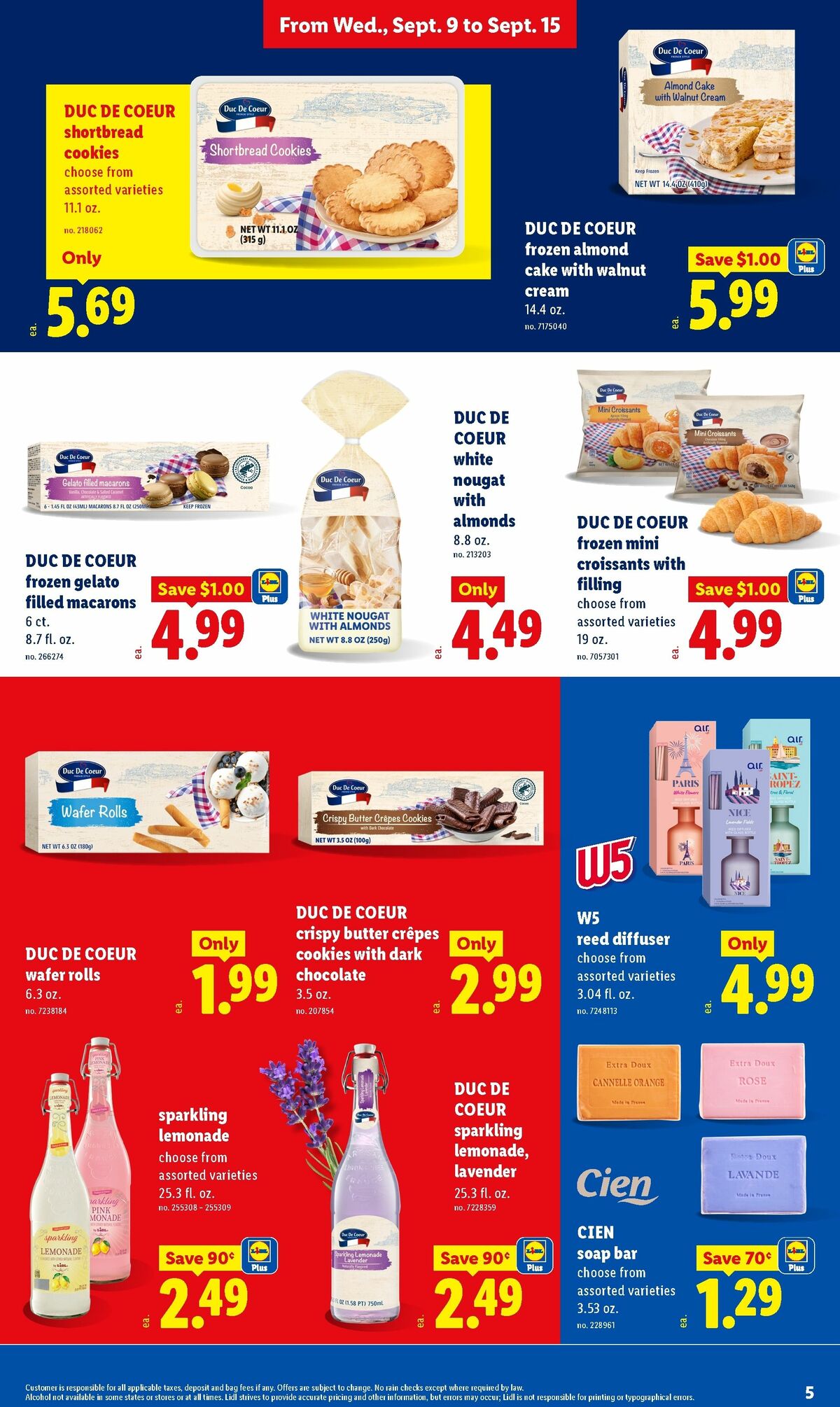 LIDL Weekly Ad from September 9