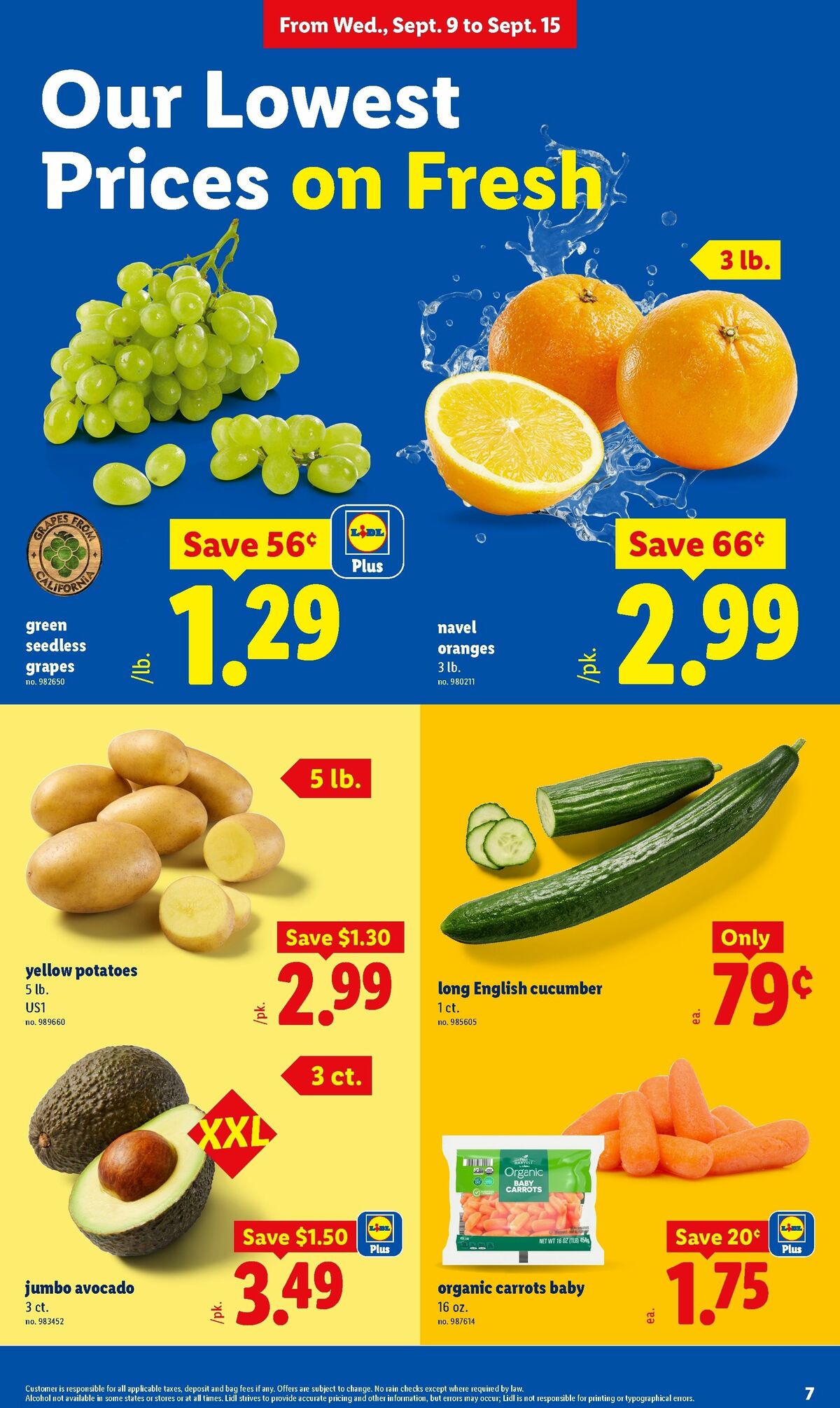 LIDL Weekly Ad from September 9