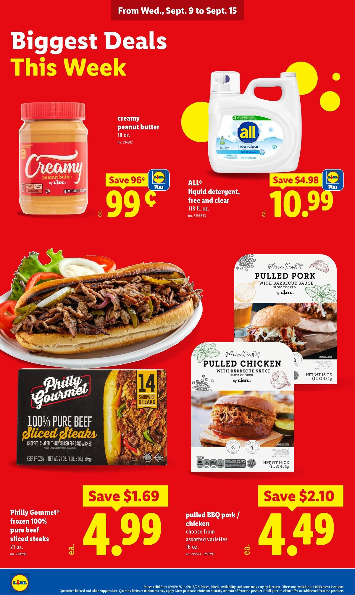LIDL Weekly Ad from September 9
