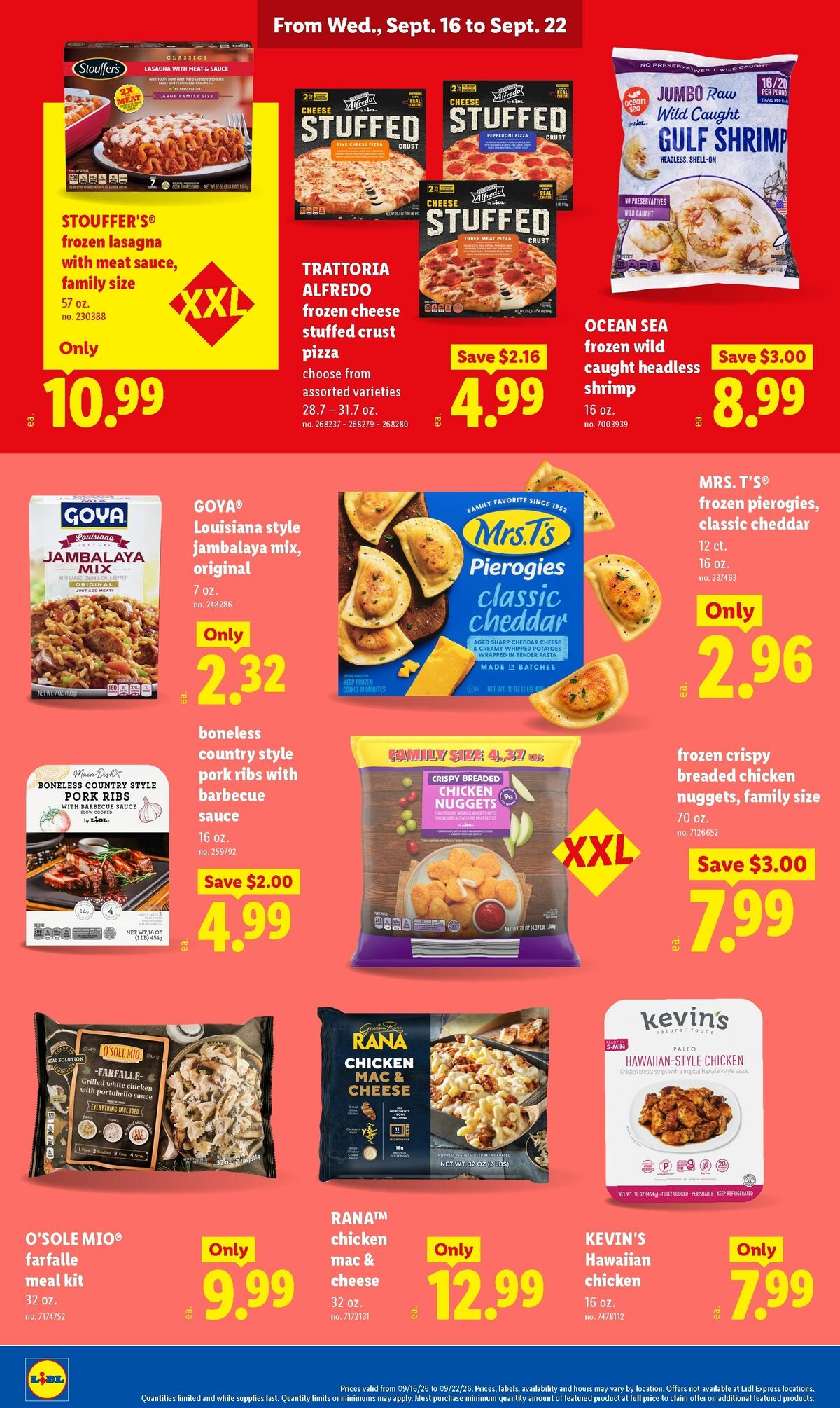 LIDL Weekly Ad from September 16