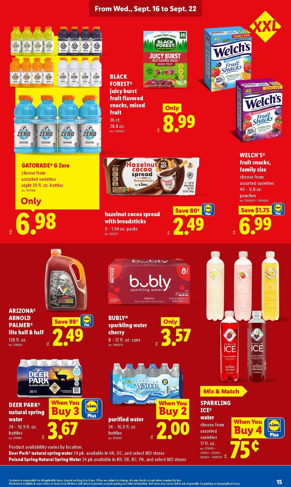 LIDL Weekly Ad from September 16
