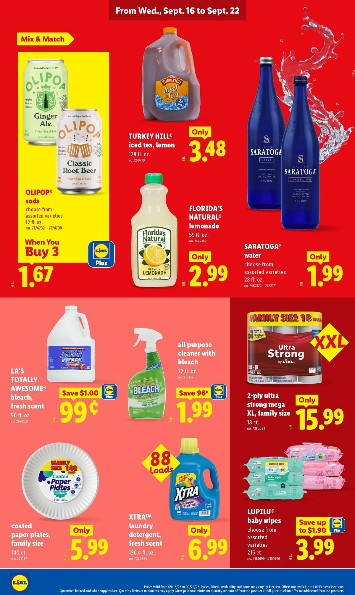 LIDL Weekly Ad from September 16