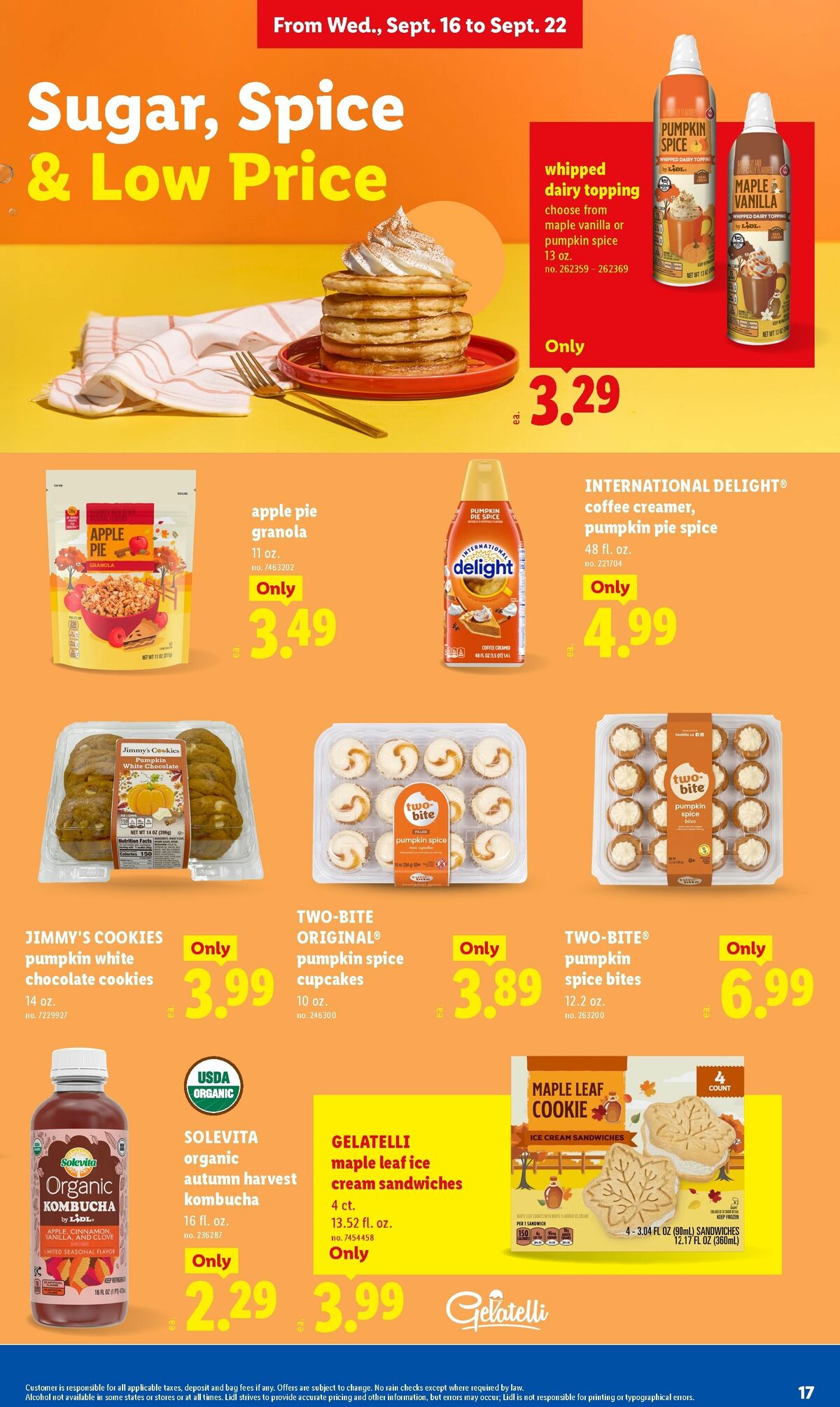 LIDL Weekly Ad from September 16