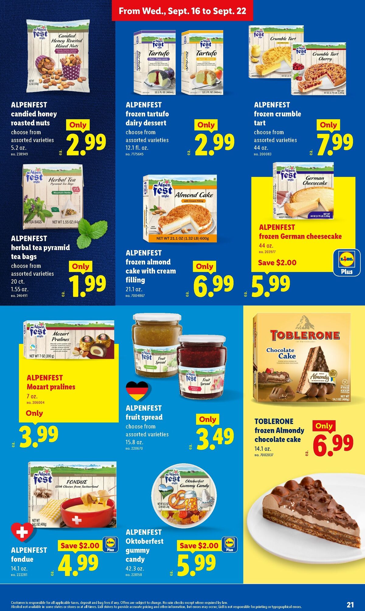 LIDL Weekly Ad from September 16