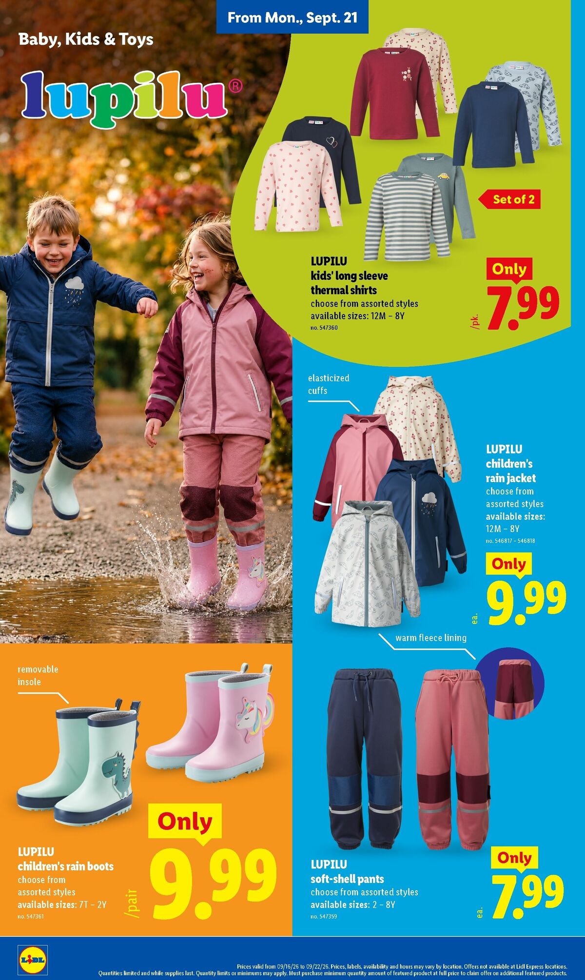 LIDL Weekly Ad from September 16